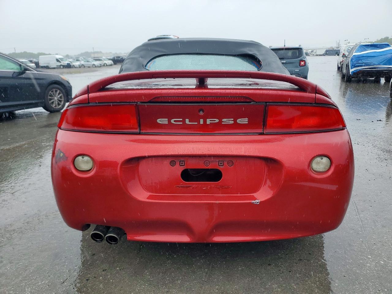 1999 Mitsubishi Eclipse Spyder Gst Red vin: 4A3AX55F7XE063794