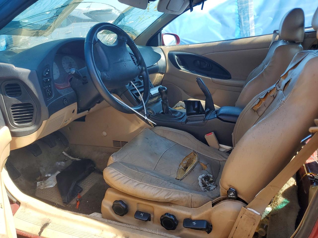 1999 Mitsubishi Eclipse Spyder Gst Red vin: 4A3AX55F7XE063794