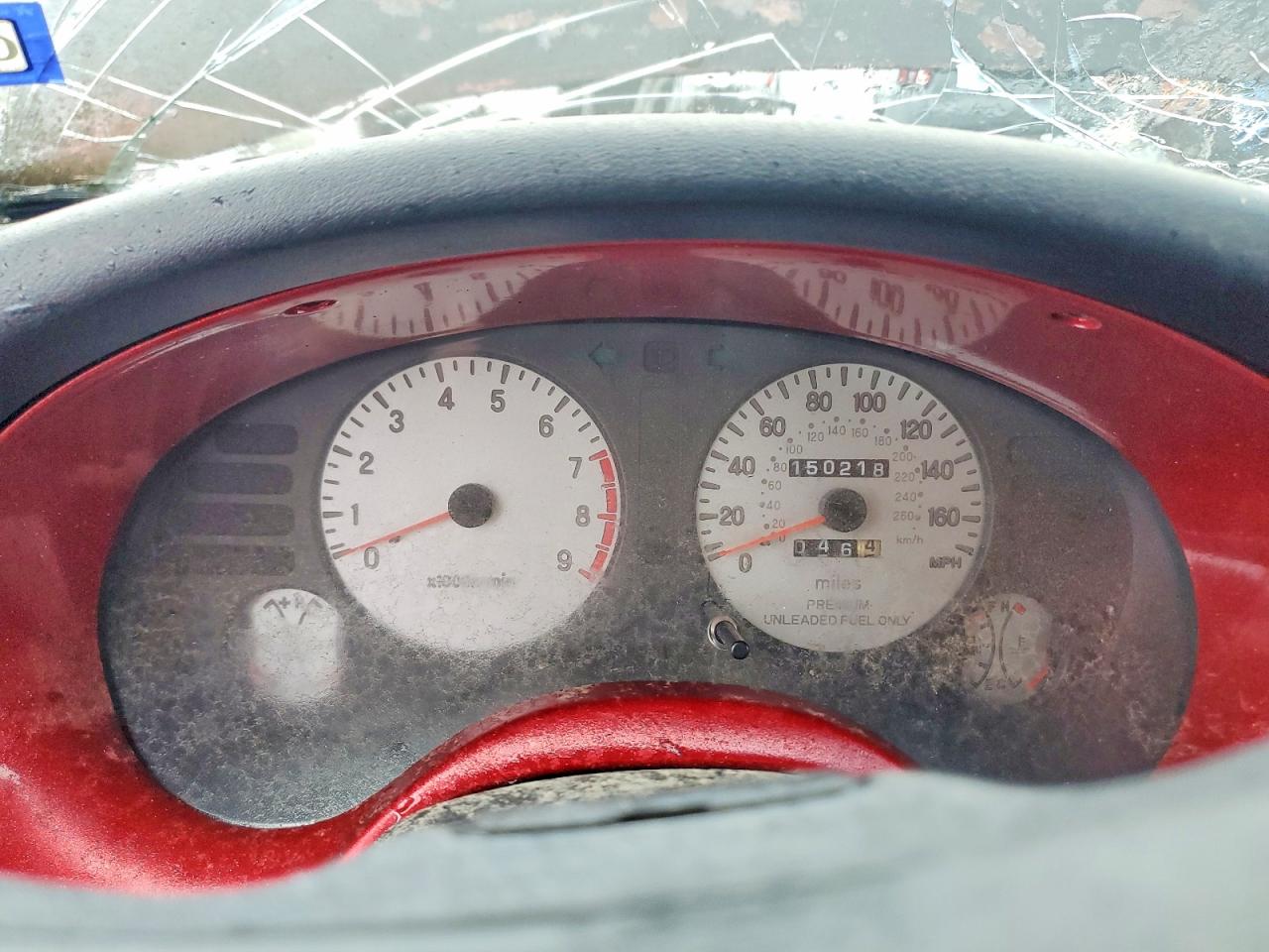 1999 Mitsubishi Eclipse Spyder Gst Red vin: 4A3AX55F7XE063794