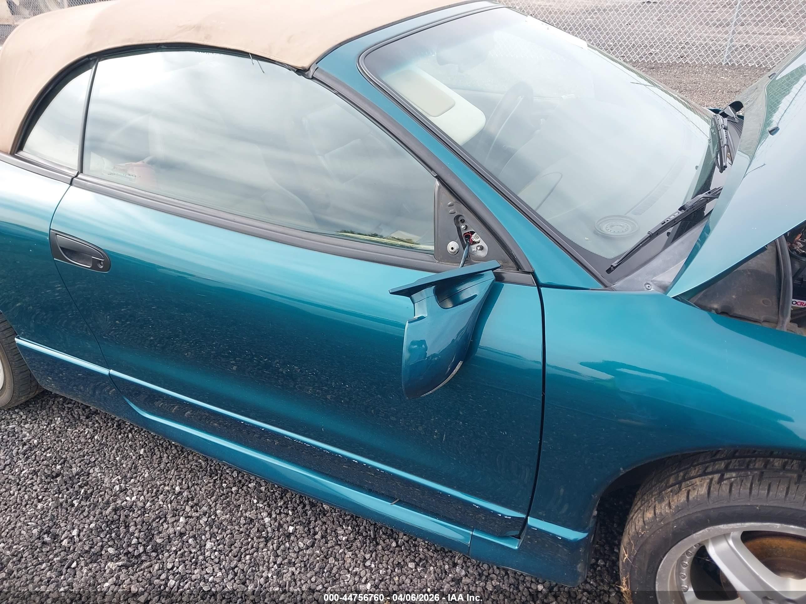 1998 Mitsubishi Eclipse Spyder Gs-t Green vin: 4A3AX55F9WE005796
