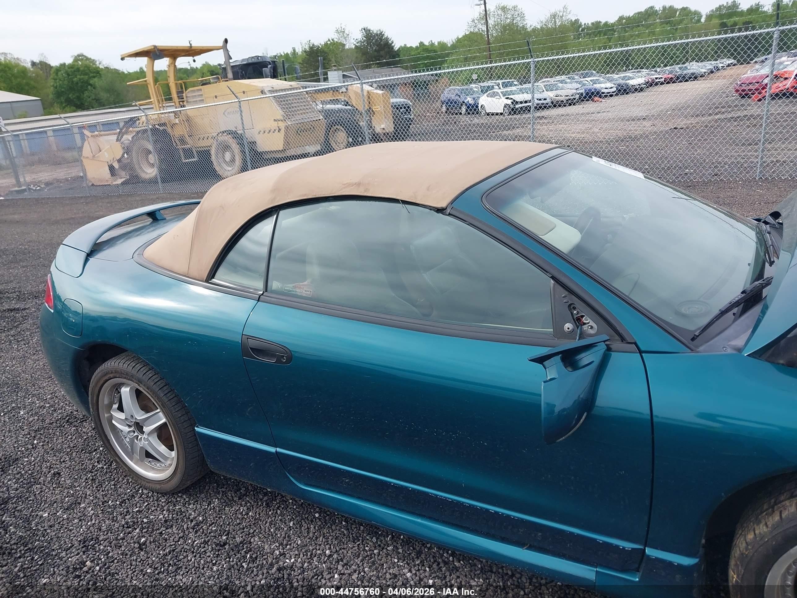 1998 Mitsubishi Eclipse Spyder Gs-t Green vin: 4A3AX55F9WE005796
