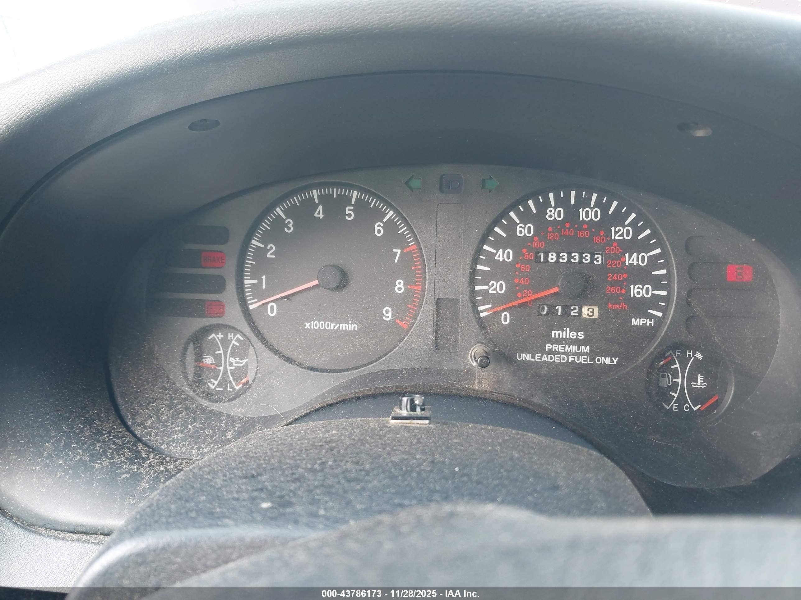 1998 Mitsubishi Eclipse Spyder Gs-t Red vin: 4A3AX55F9WE146819