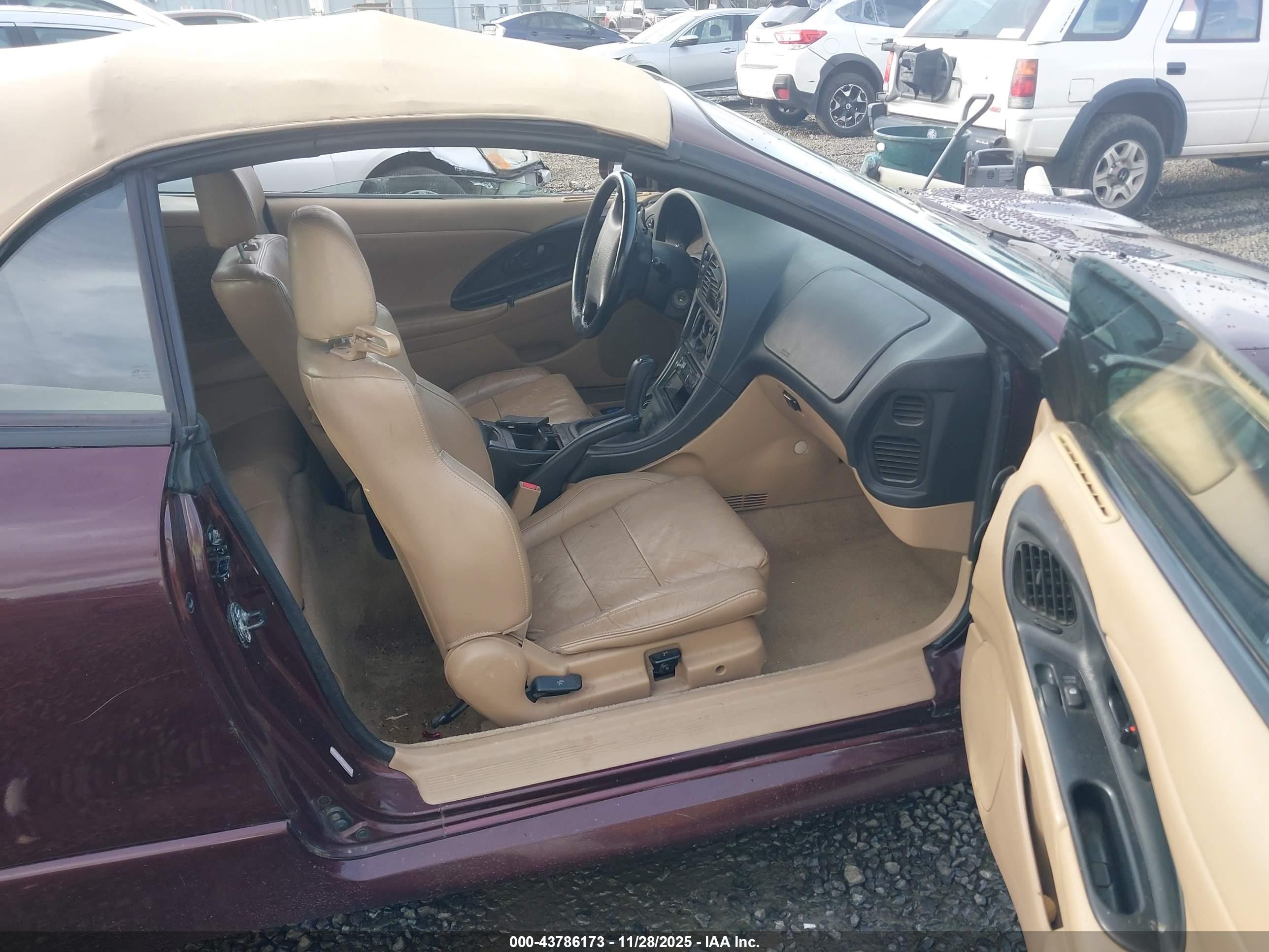 1998 Mitsubishi Eclipse Spyder Gs-t Red vin: 4A3AX55F9WE146819