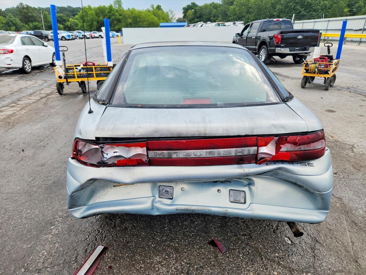 1994 Mitsubishi Eclipse Silver vin: 4A3CF34B2RE095909