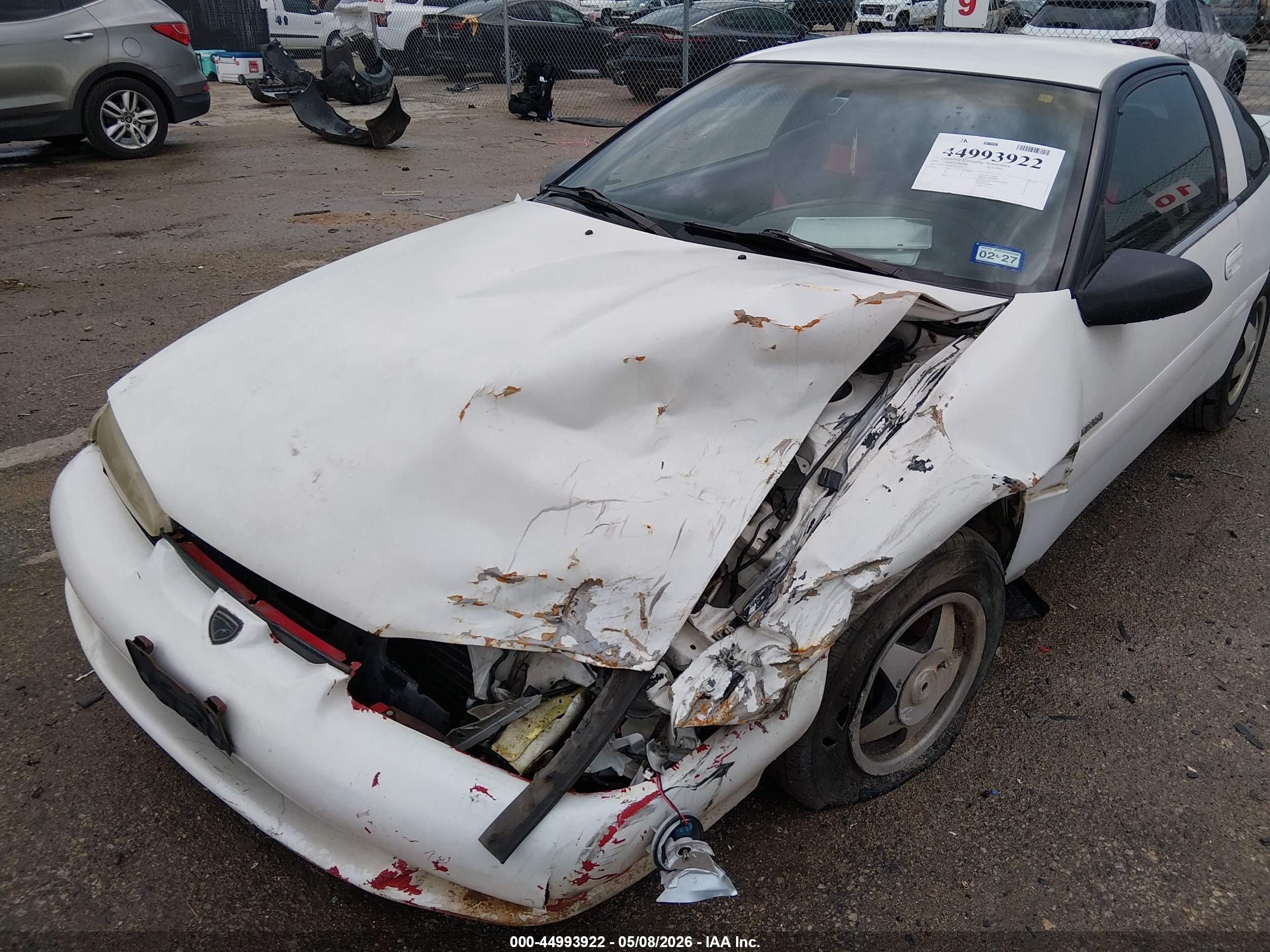 1993 Mitsubishi Eclipse   White vin: 4A3CF34B5PE026225