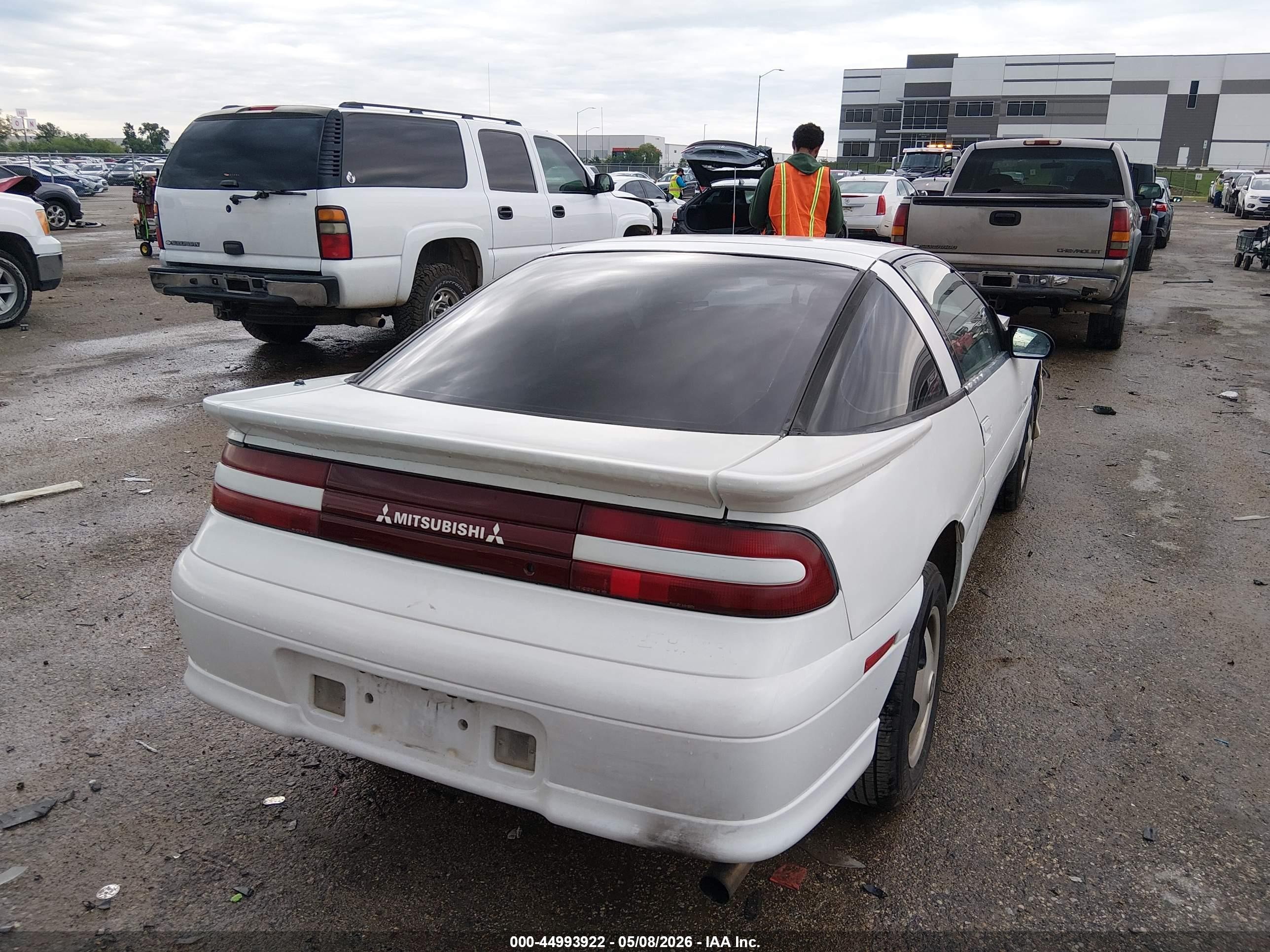 1993 Mitsubishi Eclipse   White vin: 4A3CF34B5PE026225