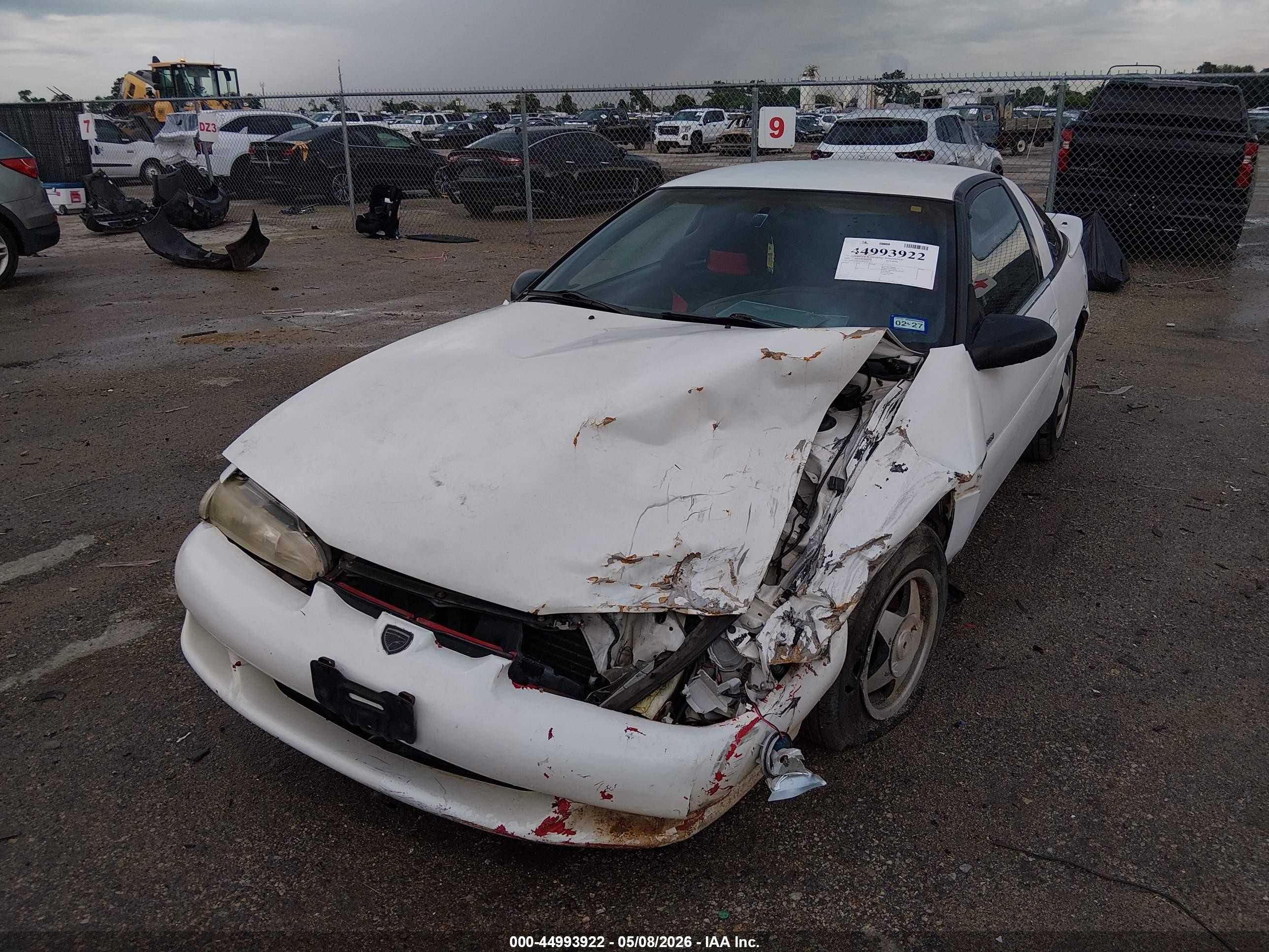 1993 Mitsubishi Eclipse   White vin: 4A3CF34B5PE026225