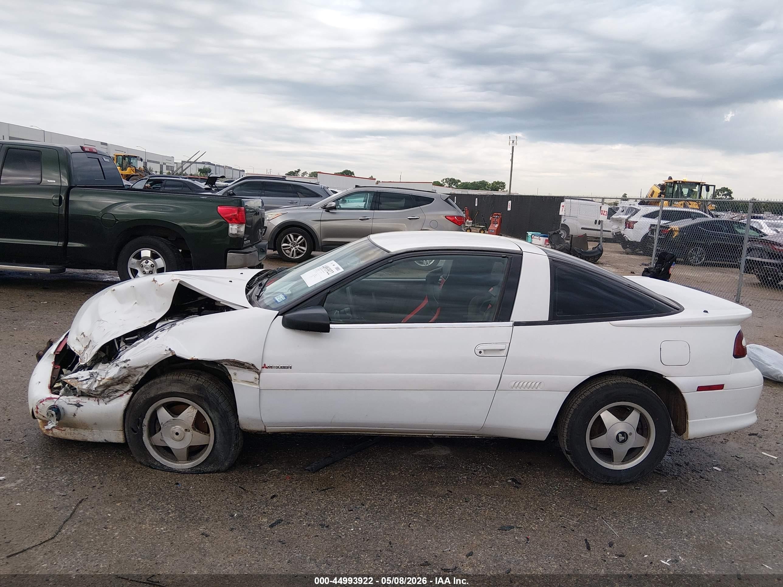1993 Mitsubishi Eclipse   White vin: 4A3CF34B5PE026225