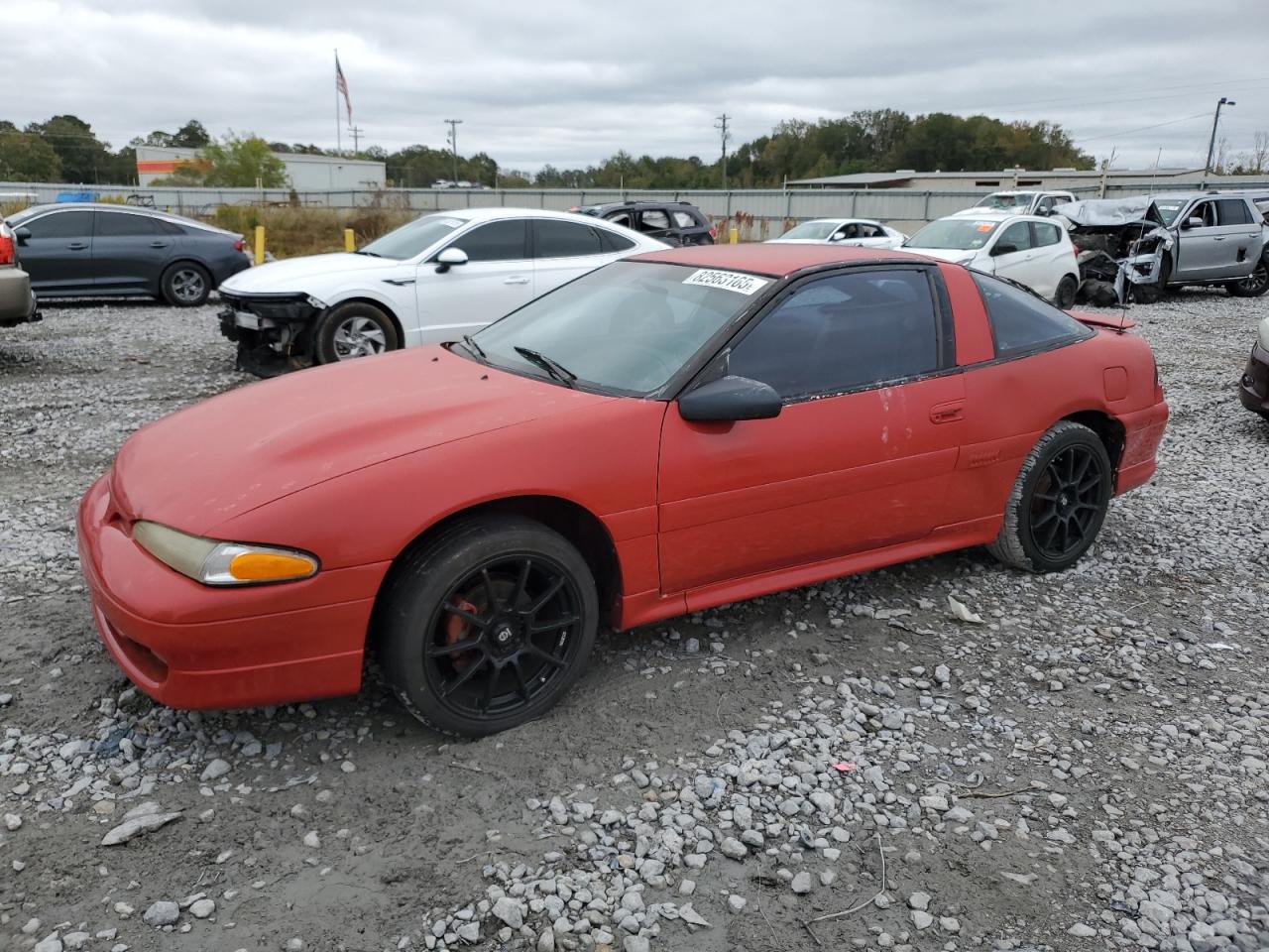 1993 Mitsubishi Eclipse Gs Red vin: 4A3CF44B1PE084175