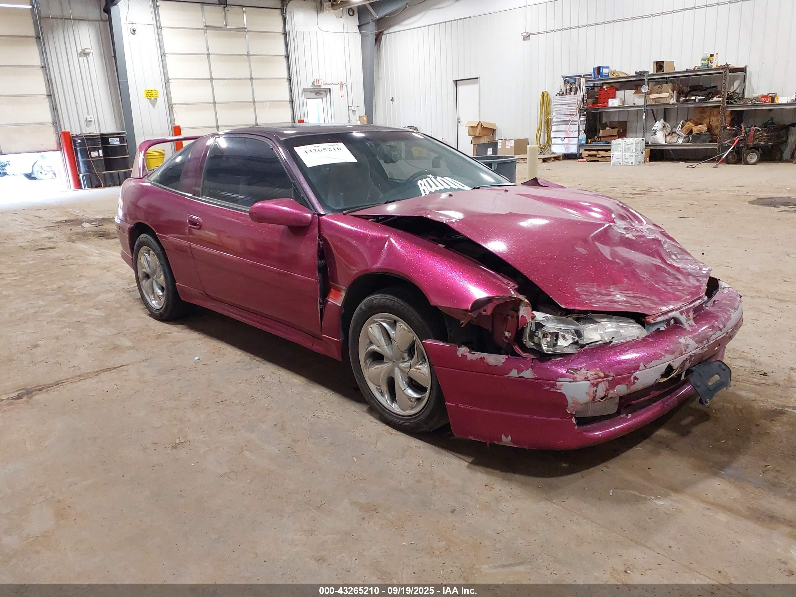 1993 Mitsubishi Eclipse Gs Pink vin: 4A3CF44E7PE033399