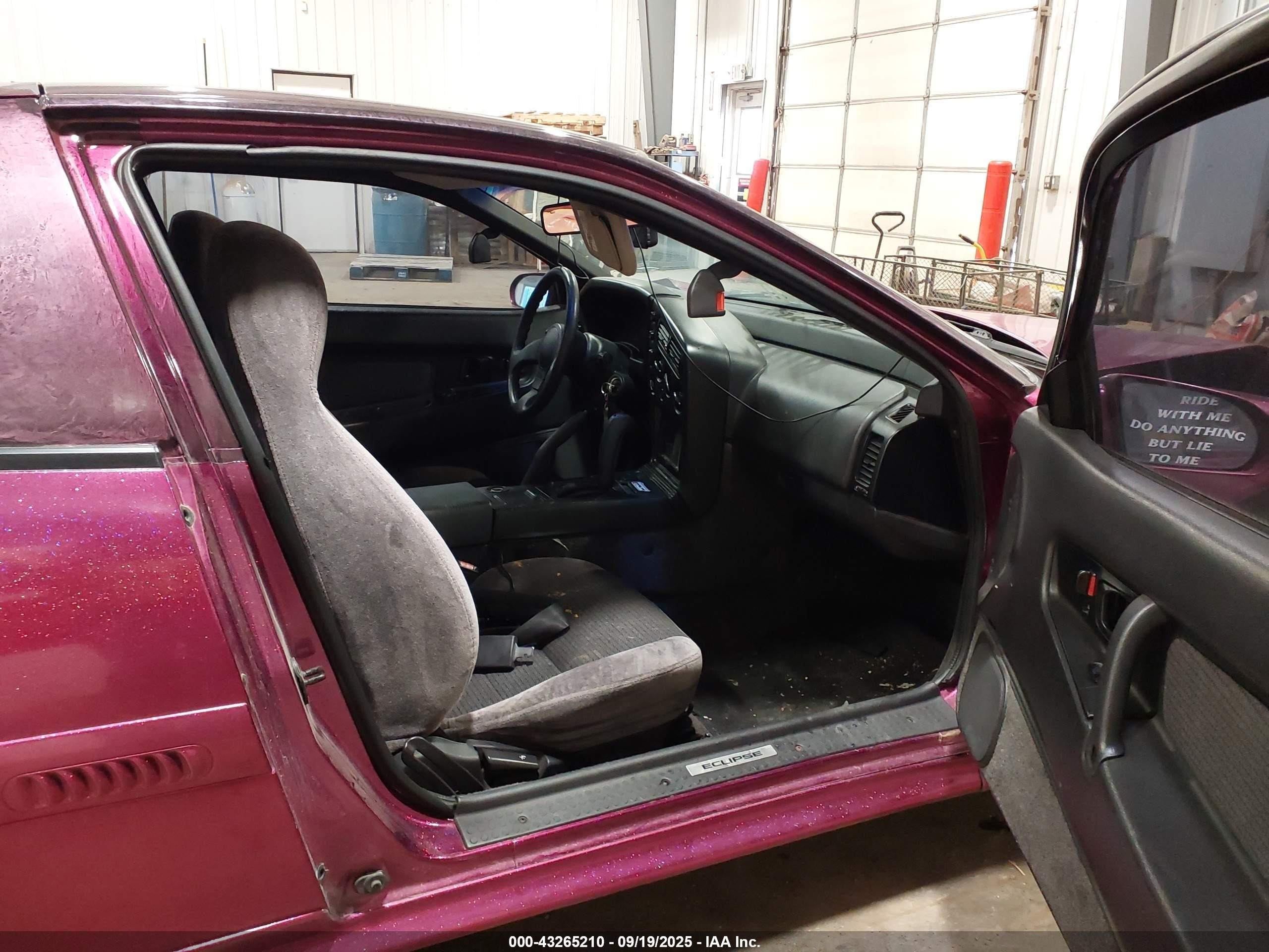 1993 Mitsubishi Eclipse Gs Pink vin: 4A3CF44E7PE033399