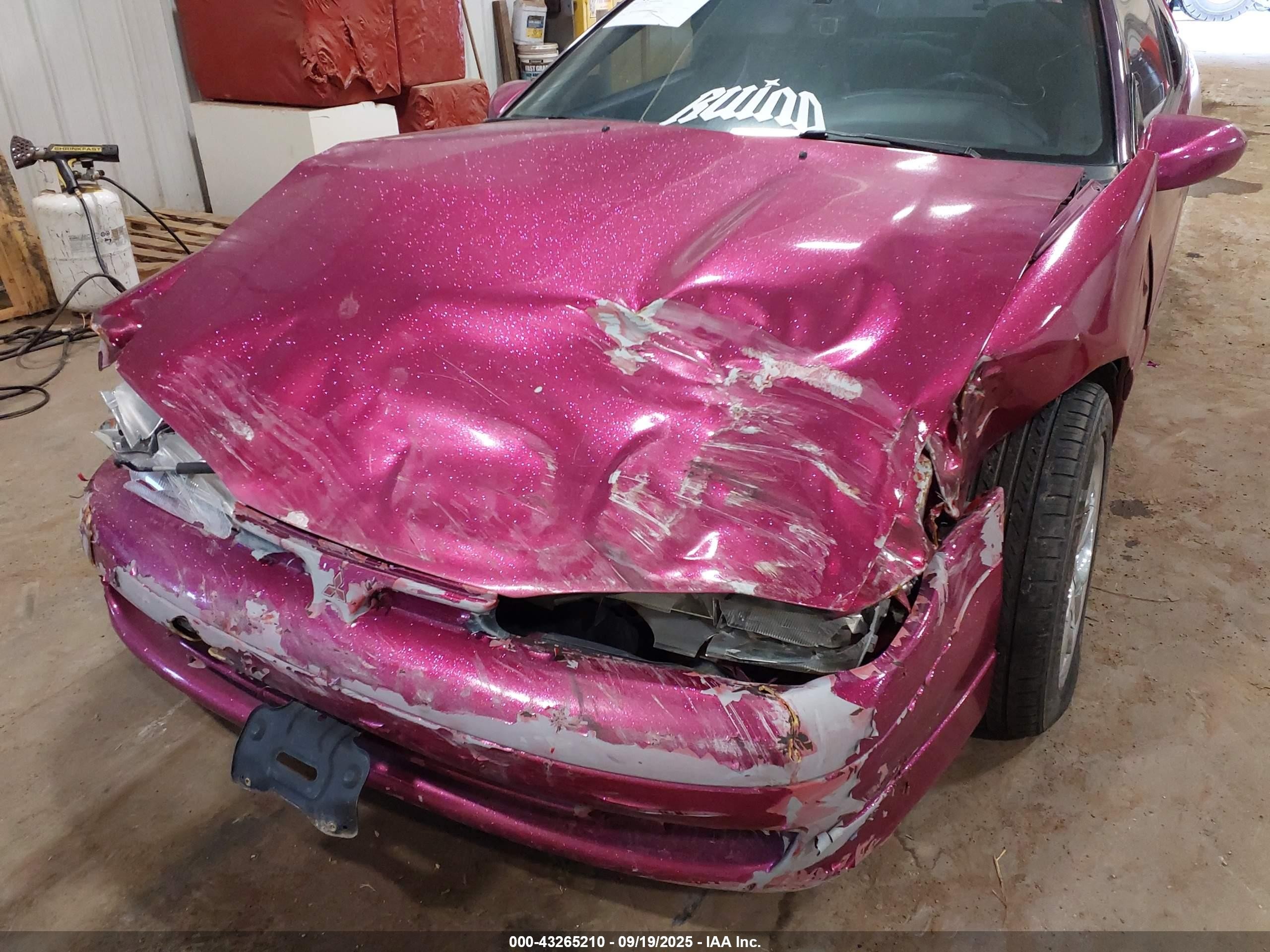 1993 Mitsubishi Eclipse Gs Pink vin: 4A3CF44E7PE033399