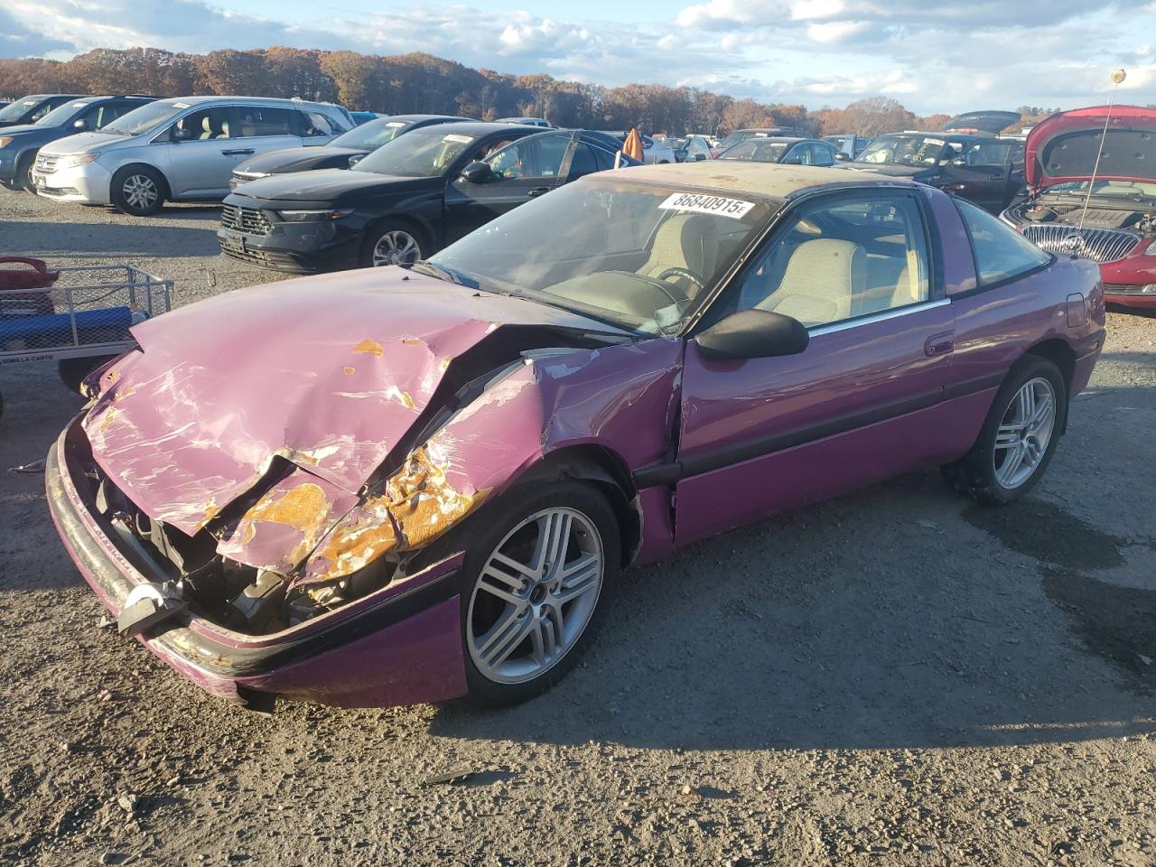 1990 Mitsubishi Eclipse Pink vin: 4A3CS34T0LE025403