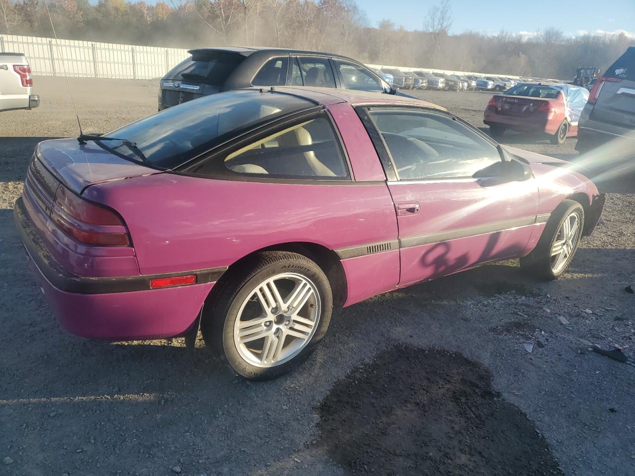 1990 Mitsubishi Eclipse Pink vin: 4A3CS34T0LE025403