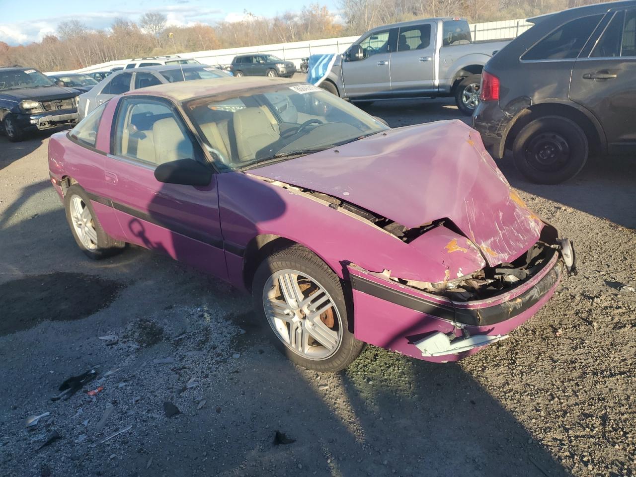 1990 Mitsubishi Eclipse Pink vin: 4A3CS34T0LE025403