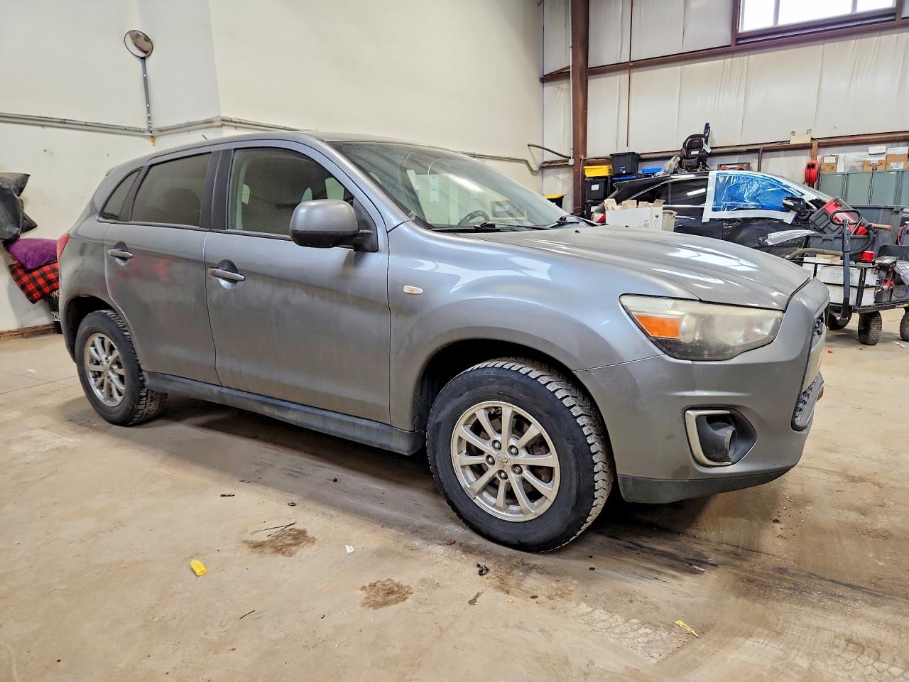 2013 Mitsubishi Rvr Gray vin: 4A4AH3AU2DE601296