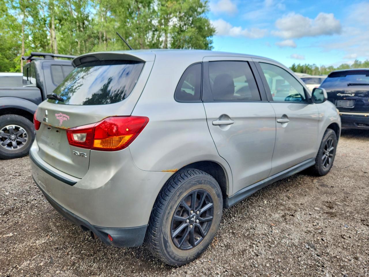 2014 Mitsubishi Rvr Es Silver vin: 4A4AH3AUXEE602858