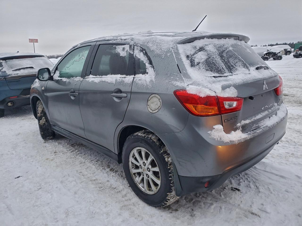 2013 Mitsubishi Rvr Se Gray vin: 4A4AJ3AU7DE606711