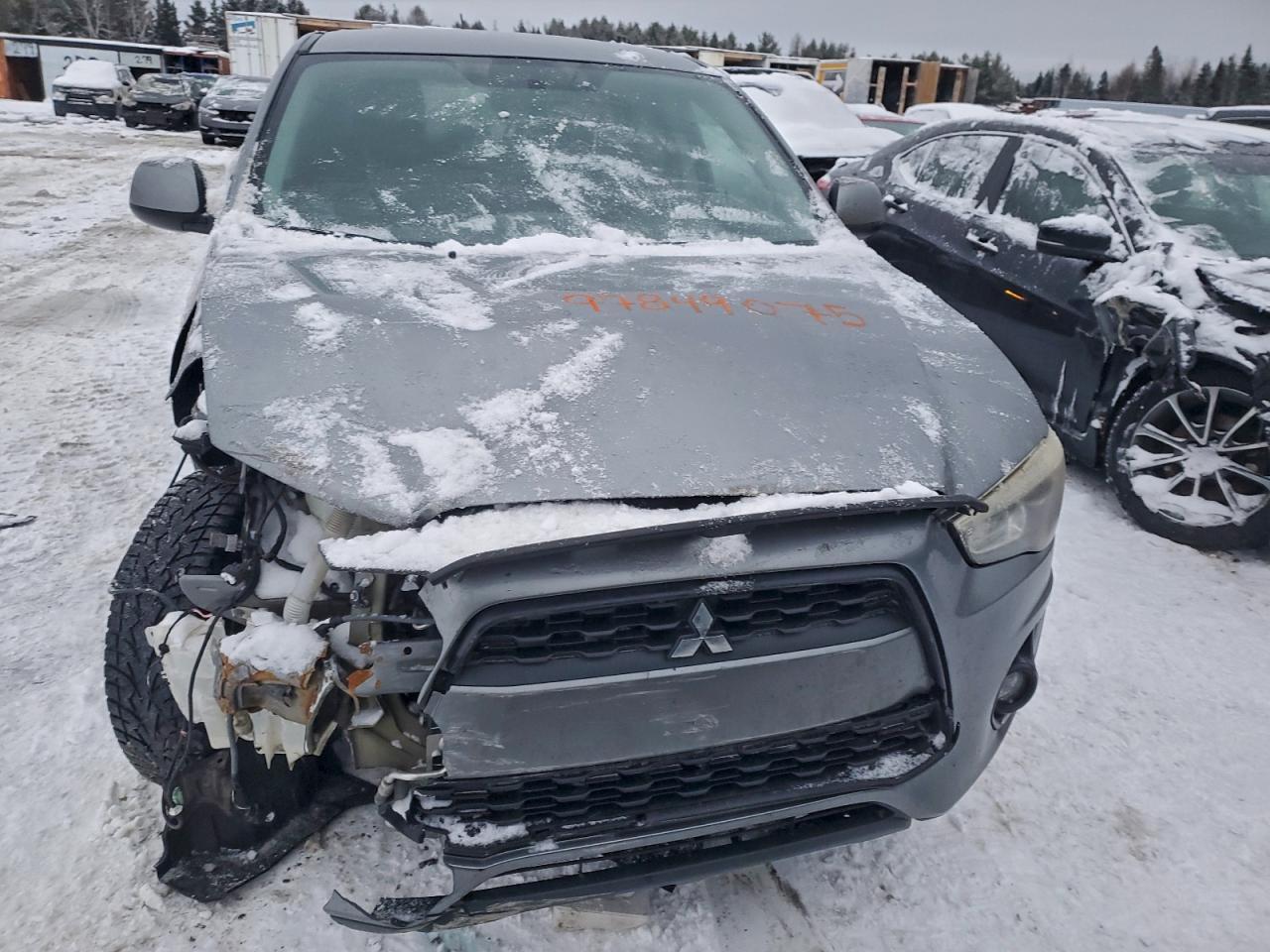2013 Mitsubishi Rvr Se Gray vin: 4A4AJ3AU7DE606711