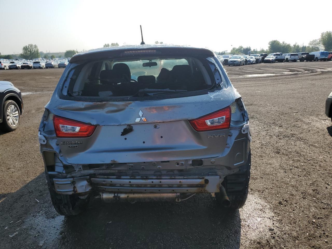 2014 Mitsubishi Rvr Se Gray vin: 4A4AJ3AU9EE604654