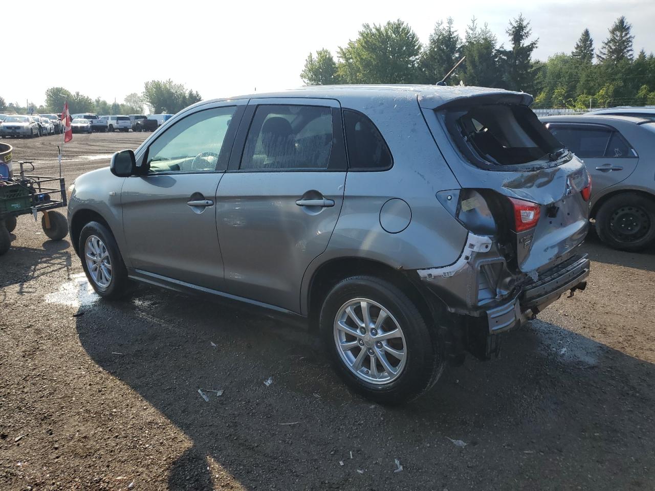 2014 Mitsubishi Rvr Se Gray vin: 4A4AJ3AU9EE604654