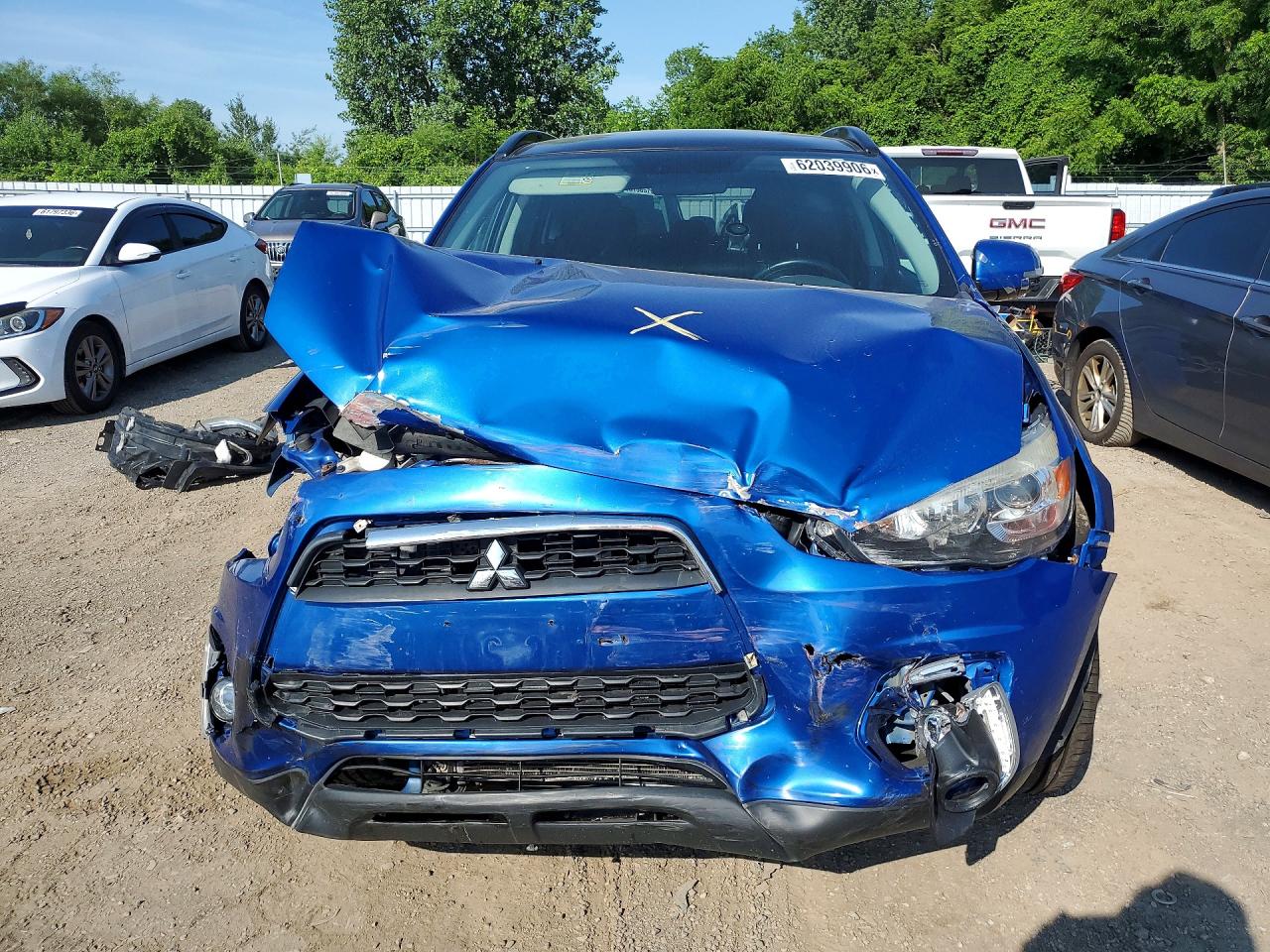 2015 Mitsubishi Rvr Gt Blue vin: 4A4AJ4AW1FE606570