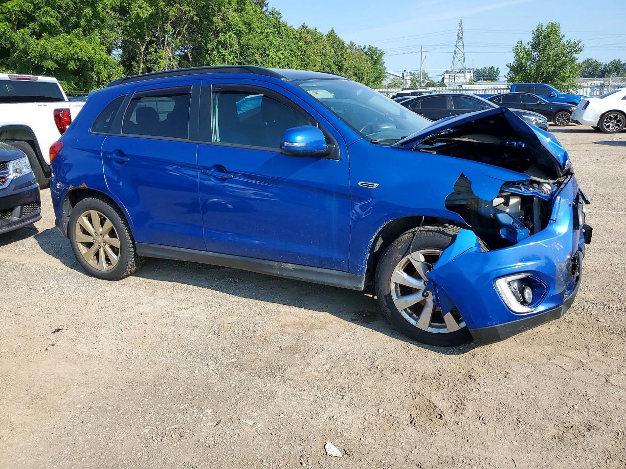 2015 Mitsubishi Rvr Gt Blue vin: 4A4AJ4AW1FE606570