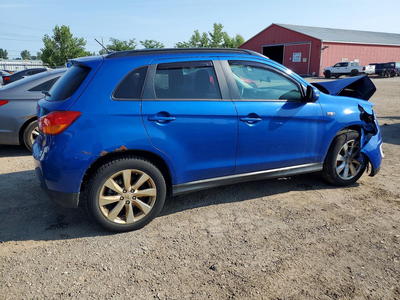 2015 Mitsubishi Rvr Gt Blue vin: 4A4AJ4AW1FE606570