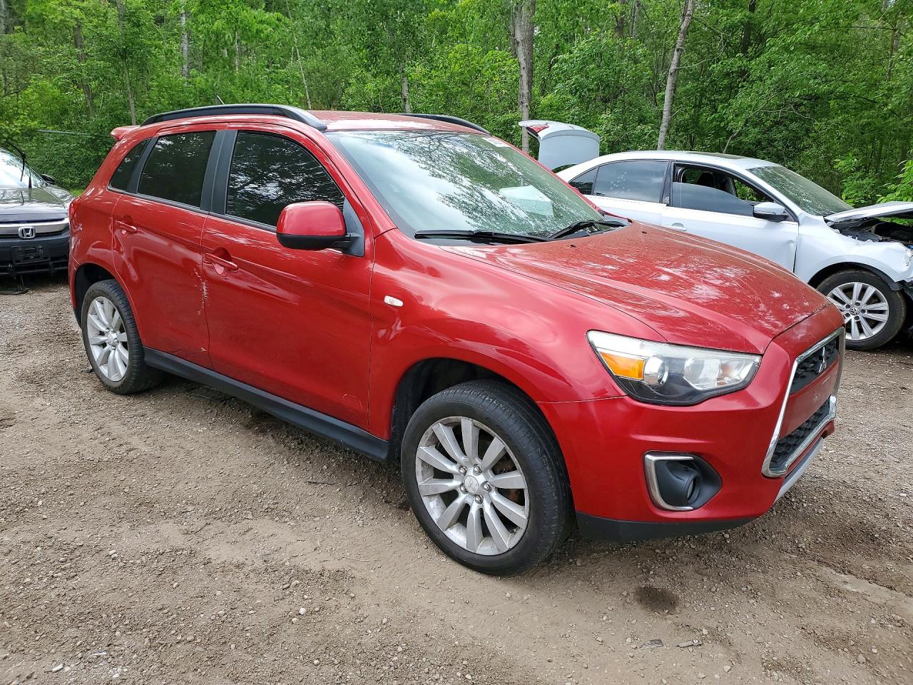 2015 Mitsubishi Rvr Gt Красный vin: 4A4AJ4AW4FE608104