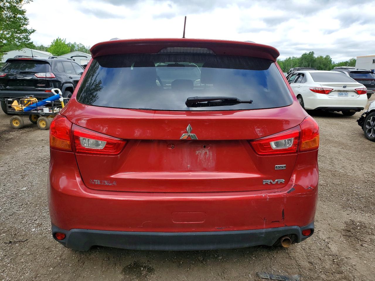 2015 Mitsubishi Rvr Gt Красный vin: 4A4AJ4AW4FE608104