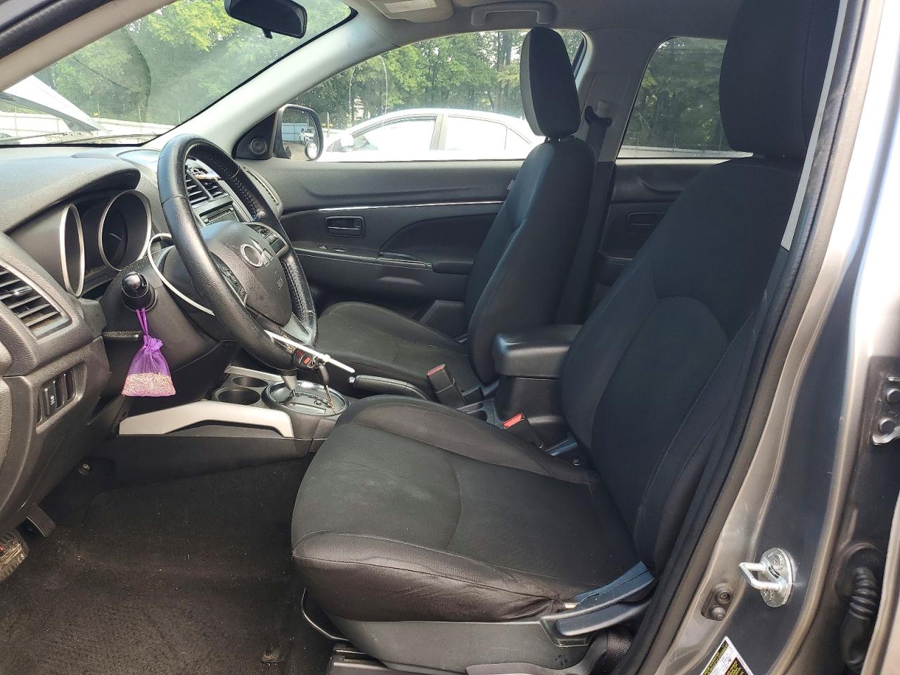 2014 Mitsubishi Outlander Sport Es Gray vin: 4A4AP3AU0EE010274