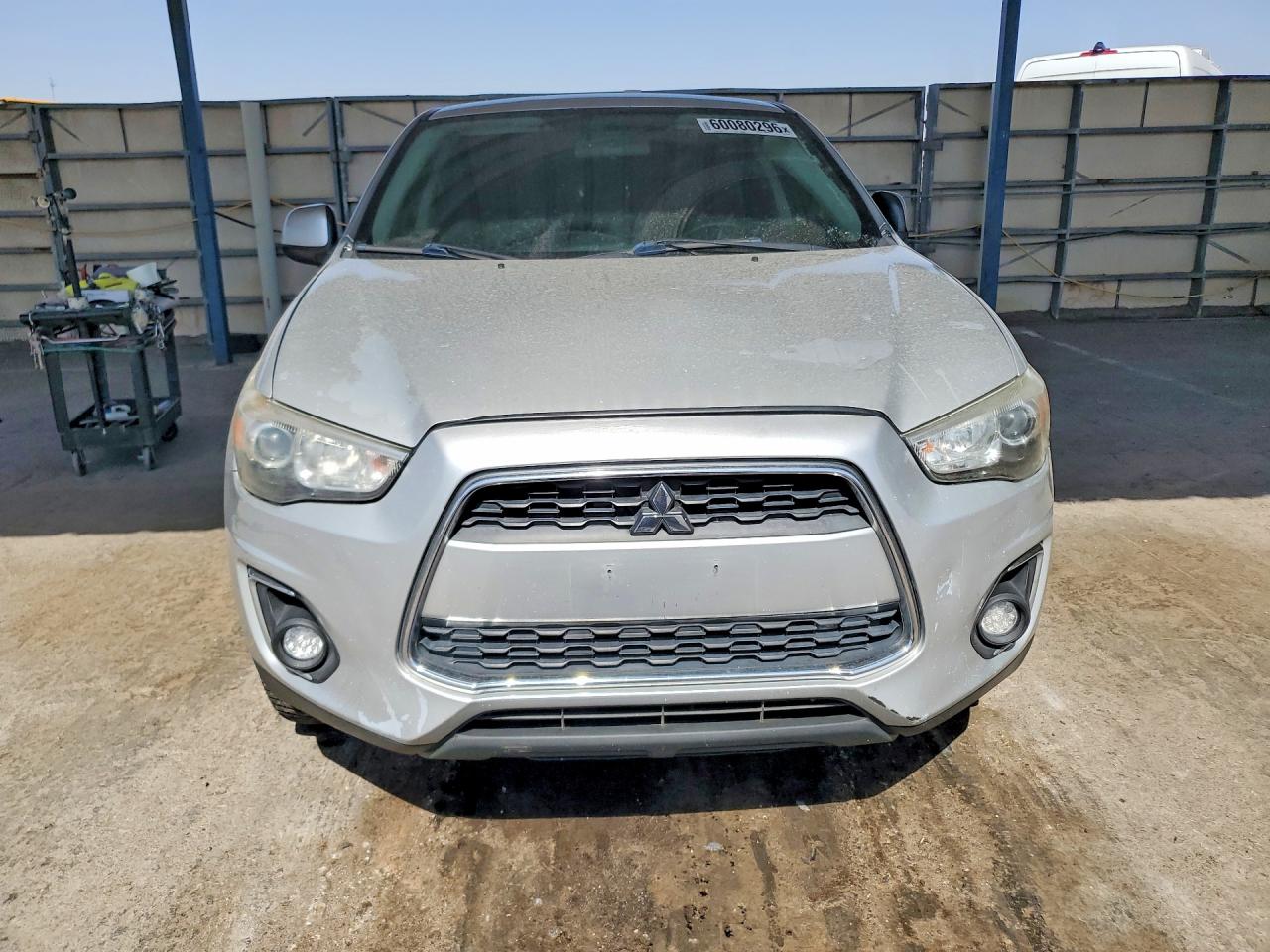 2014 Mitsubishi Outlander Sport Es Silver vin: 4A4AP3AU0EE011148