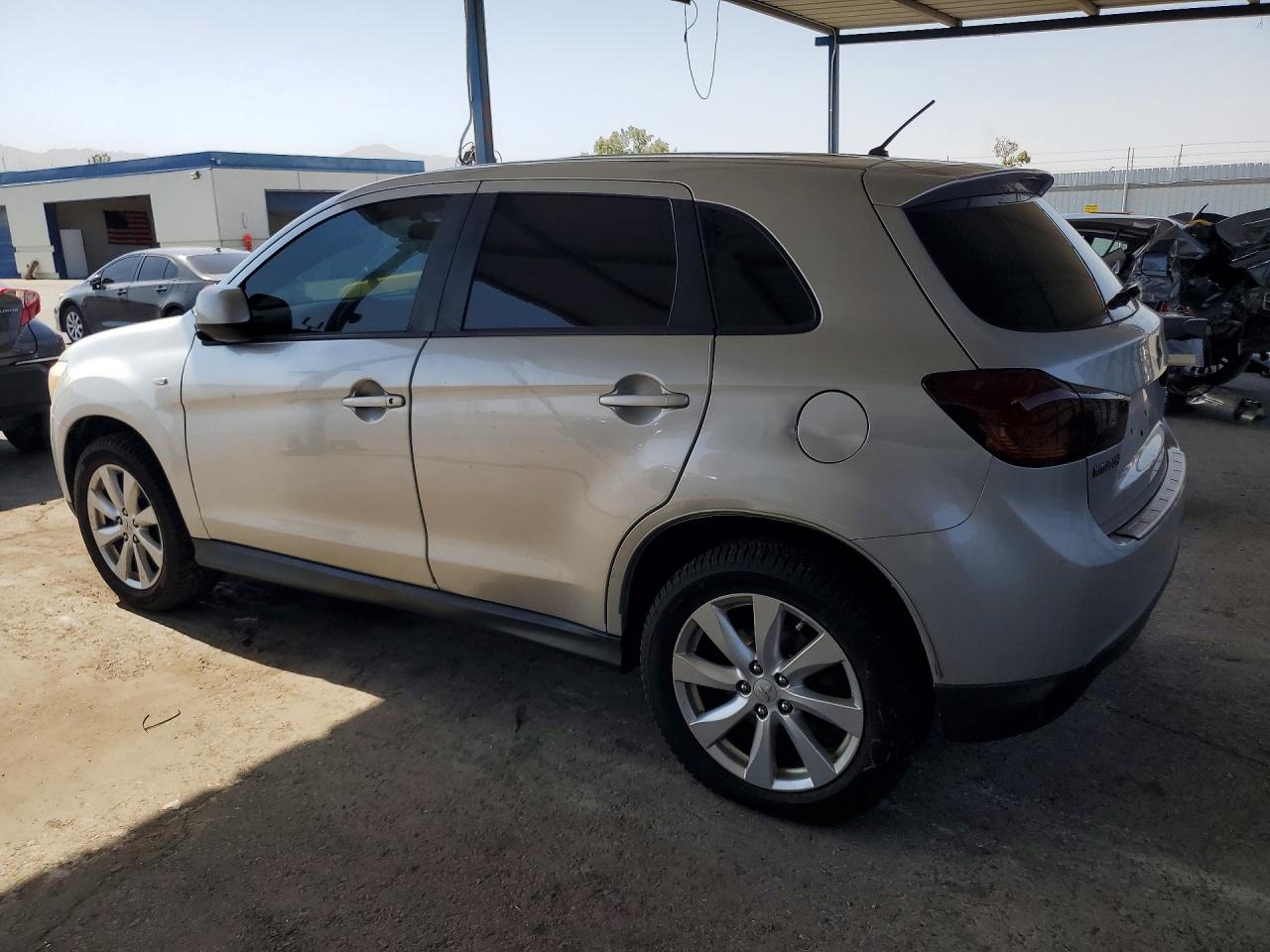 2014 Mitsubishi Outlander Sport Es Silver vin: 4A4AP3AU0EE011148