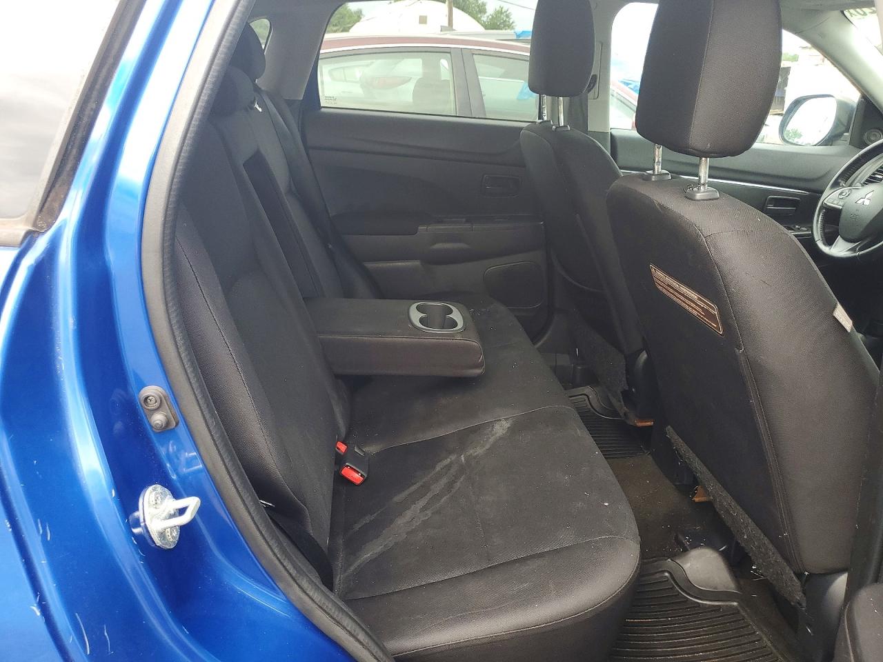 2015 Mitsubishi Outlander Sport Es Blue vin: 4A4AP3AU0FE016271