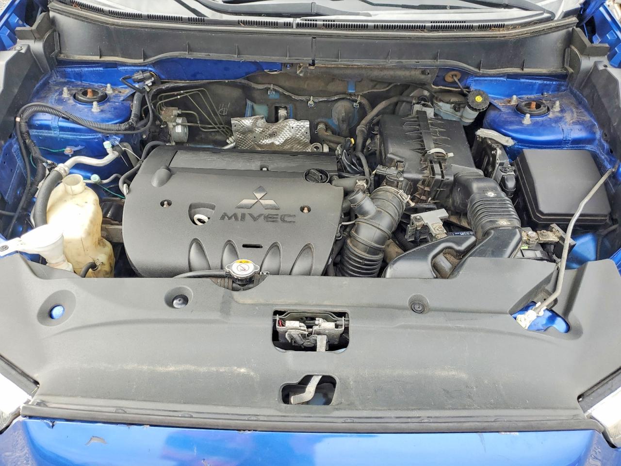 2015 Mitsubishi Outlander Sport Es Blue vin: 4A4AP3AU0FE016271