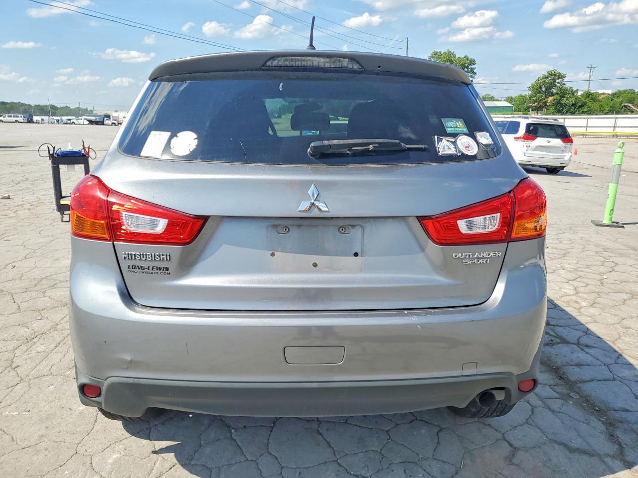 2015 Mitsubishi Outlander Sport Es Gray vin: 4A4AP3AU0FE047018