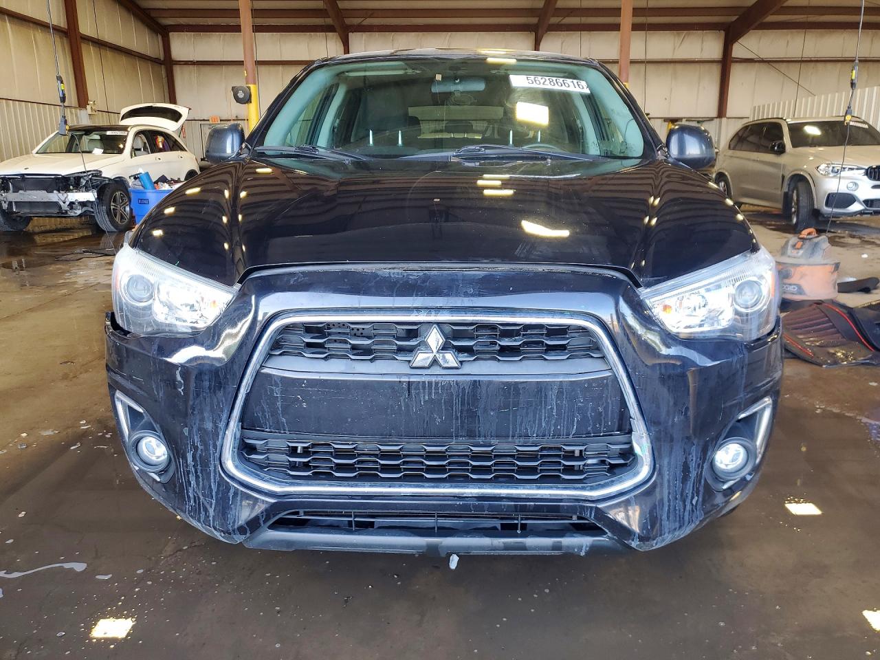 2015 Mitsubishi Outlander Sport Es Black vin: 4A4AP3AU0FE056317