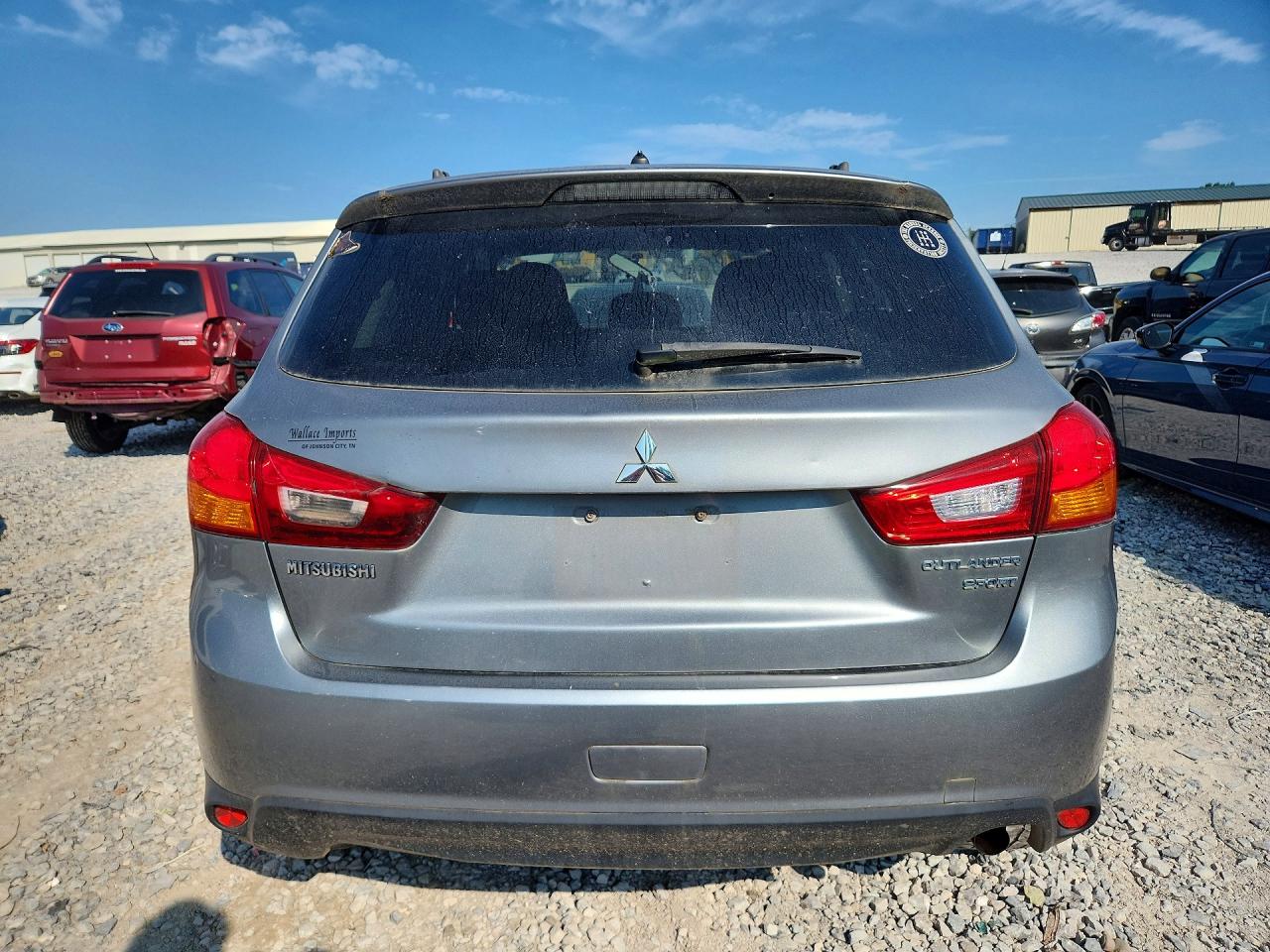 2013 Mitsubishi Outlander Sport Es Серый vin: 4A4AP3AU1DE006734