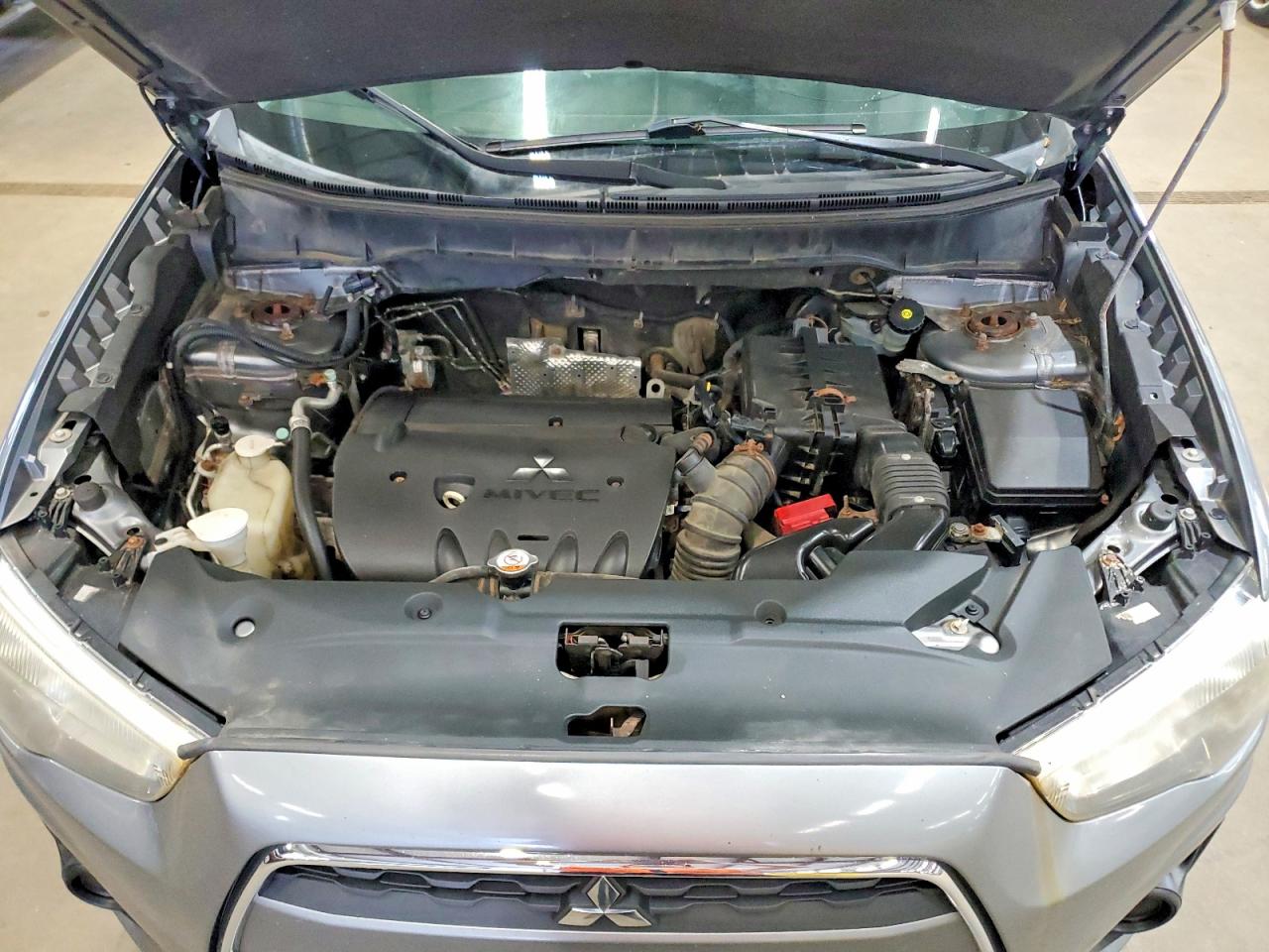 2014 Mitsubishi Outlander Sport Es Gray vin: 4A4AP3AU1EE001325