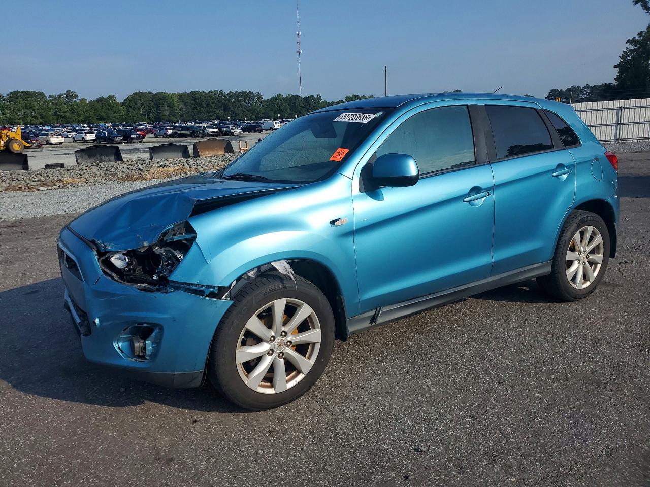 2014 Mits Outlander Blue vin: 4A4AP3AU1EE018044
