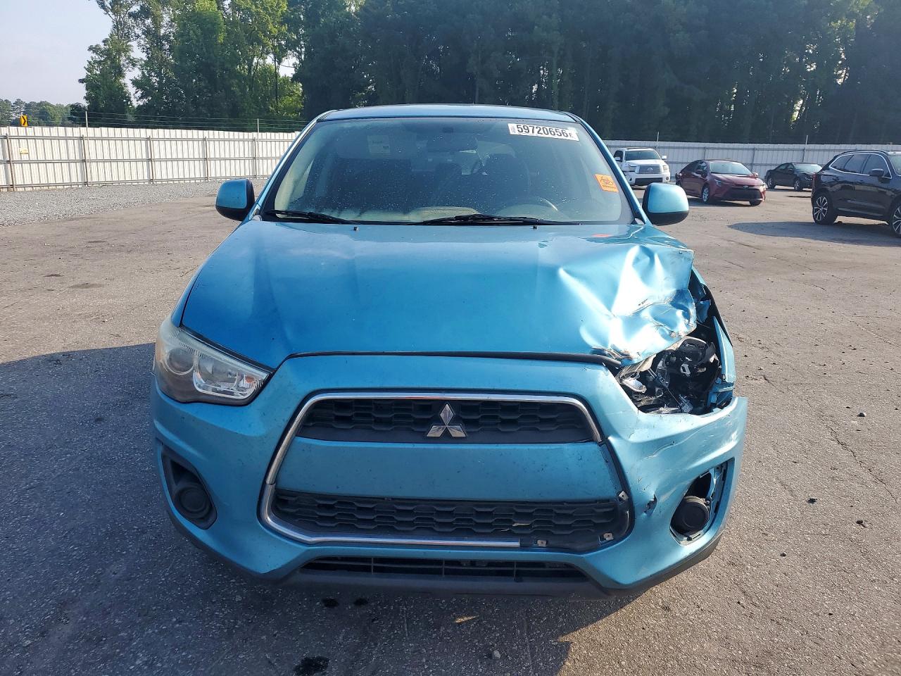 2014 Mits Outlander Blue vin: 4A4AP3AU1EE018044