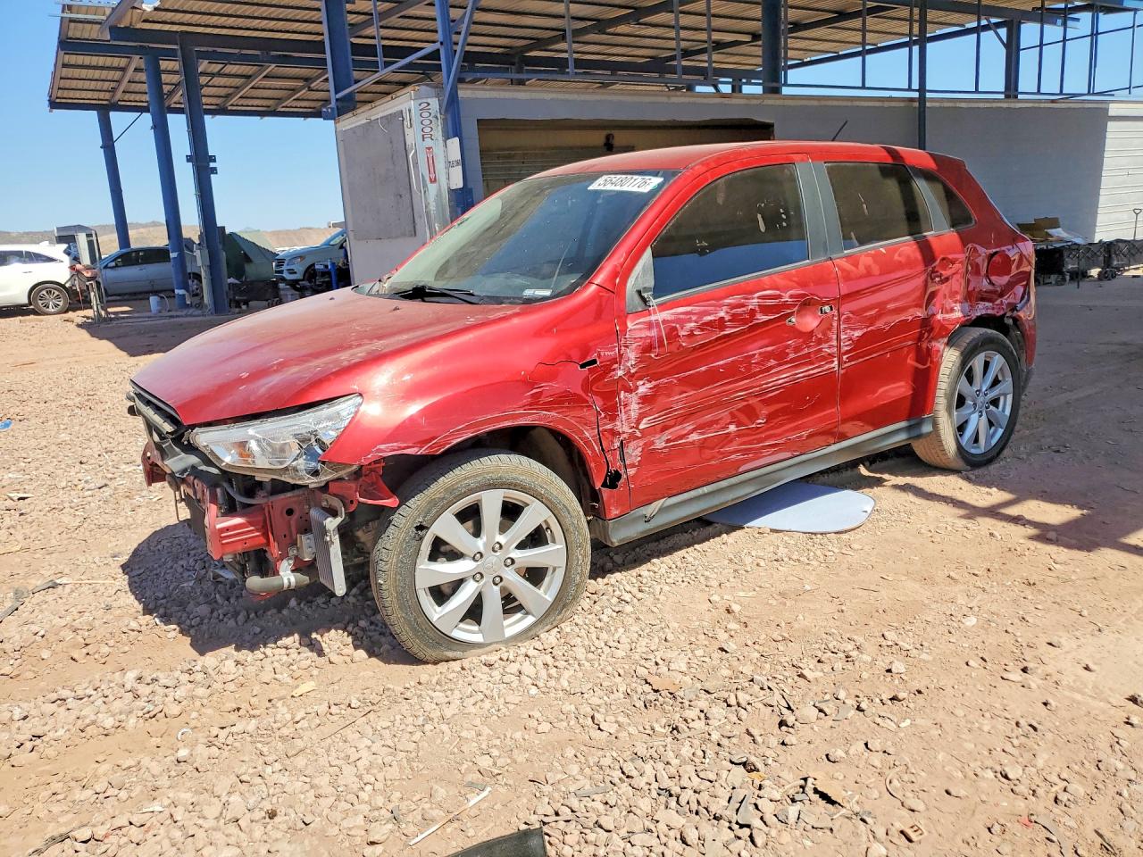 2014 Mitsubishi Outlander Sport Es Red vin: 4A4AP3AU1EE026547