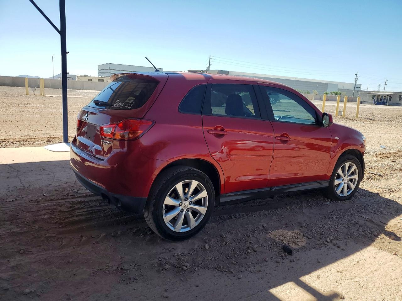 2014 Mitsubishi Outlander Sport Es Red vin: 4A4AP3AU1EE026547