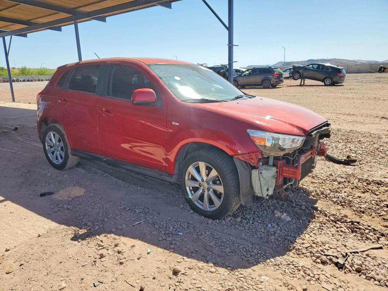 2014 Mitsubishi Outlander Sport Es Red vin: 4A4AP3AU1EE026547