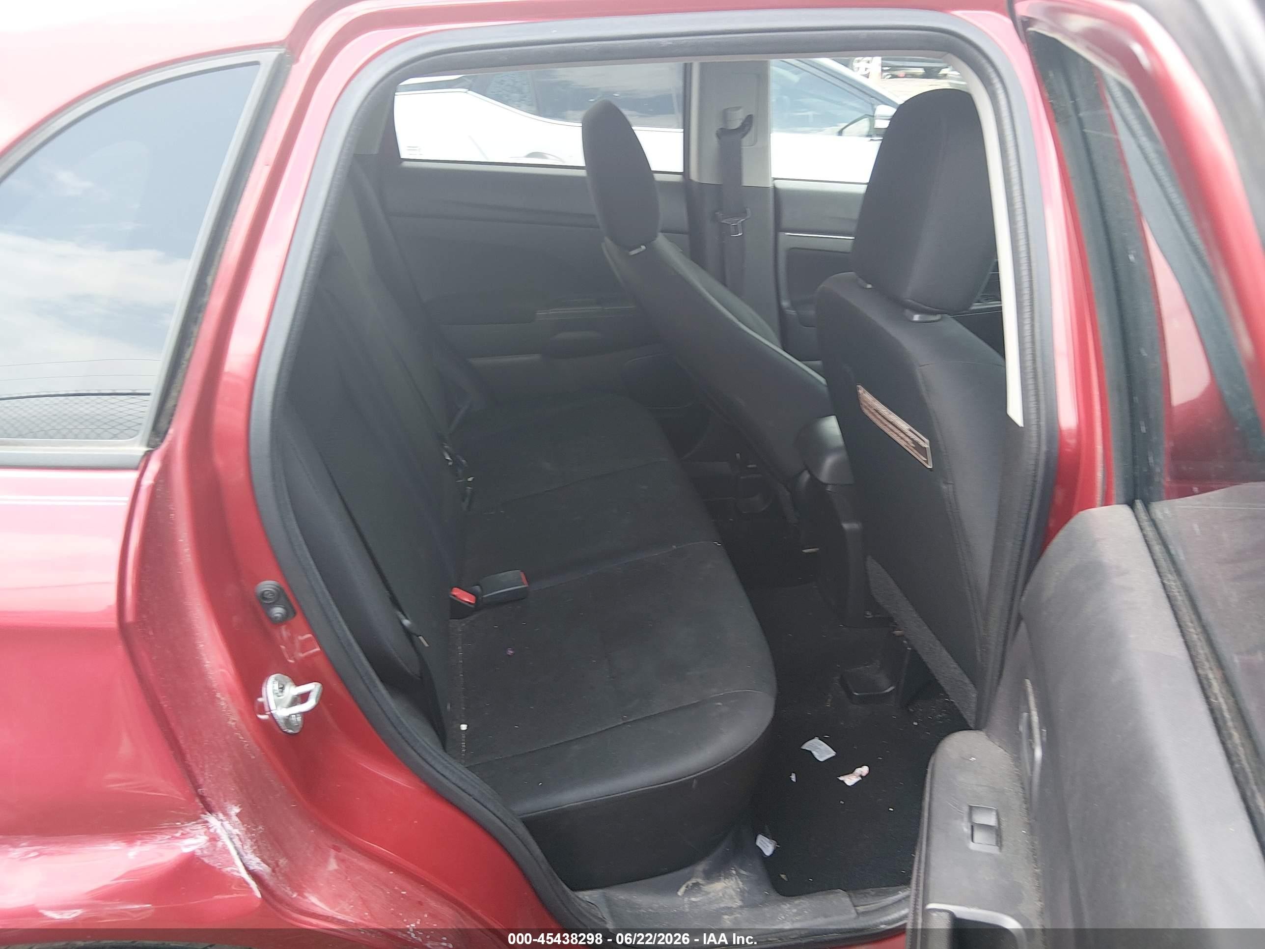 2015 Mitsubishi Outlander Sport Es Бордовый vin: 4A4AP3AU1FE007076