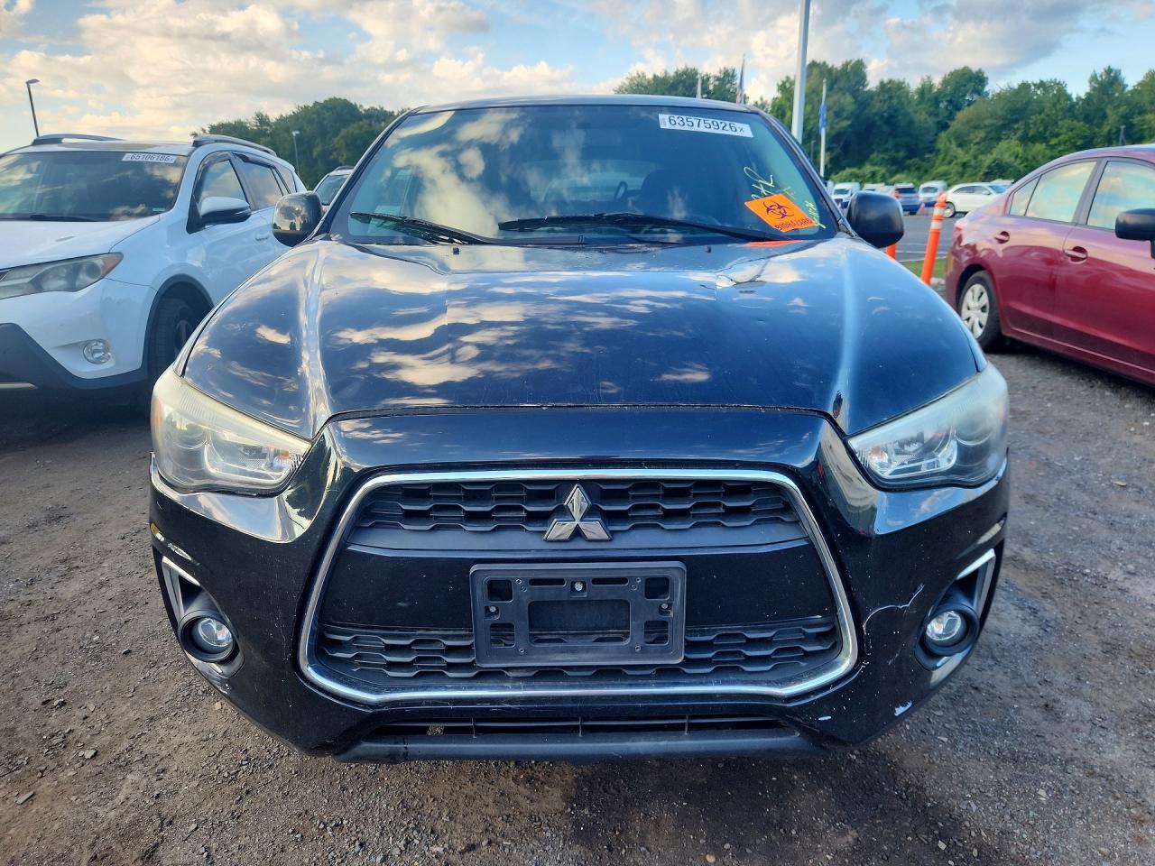 2015 Mitsubishi Outlander Sport Es Black vin: 4A4AP3AU1FE023567