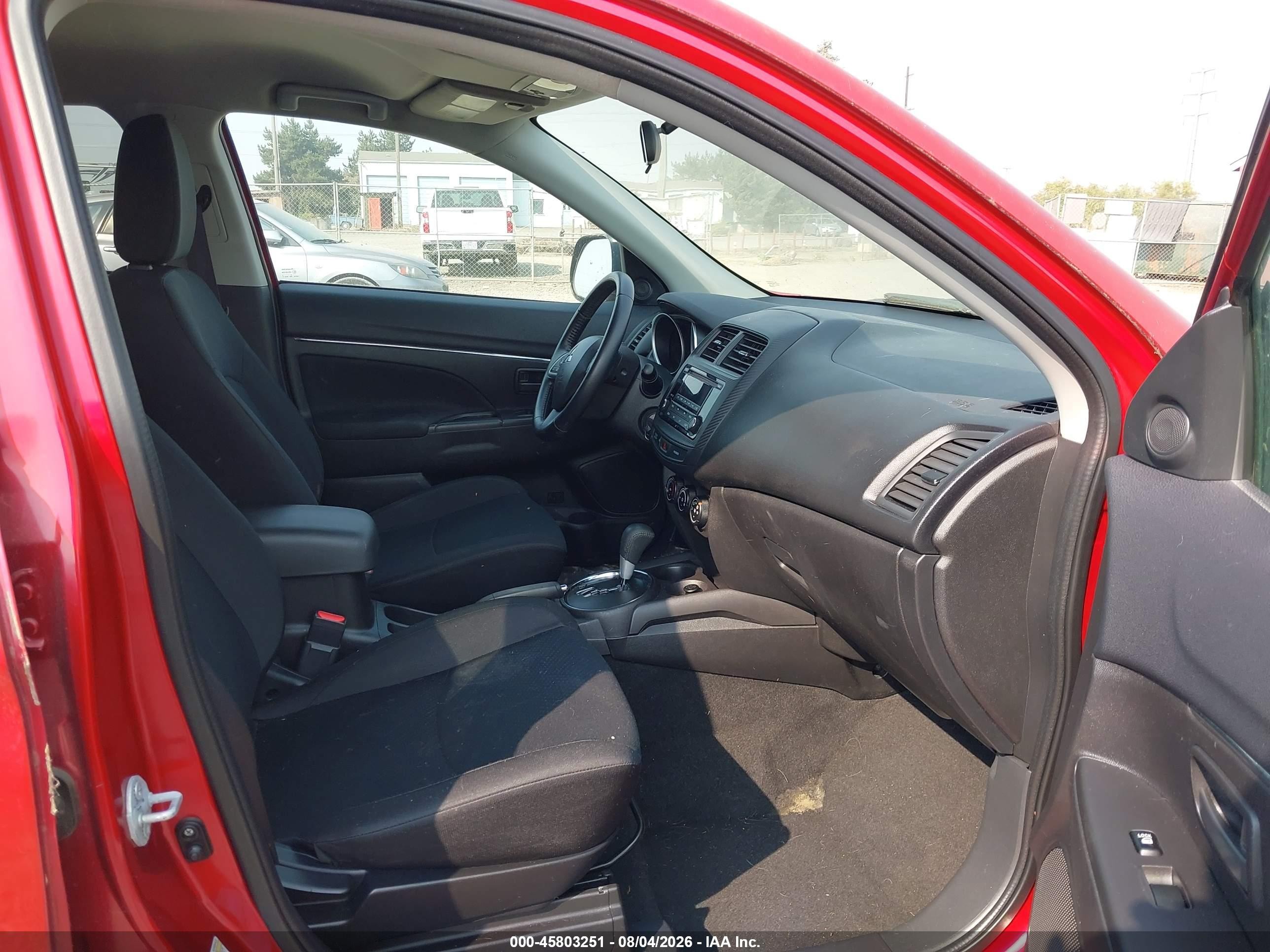 2015 Mitsubishi Outlander Sport Es Red vin: 4A4AP3AU1FE048856