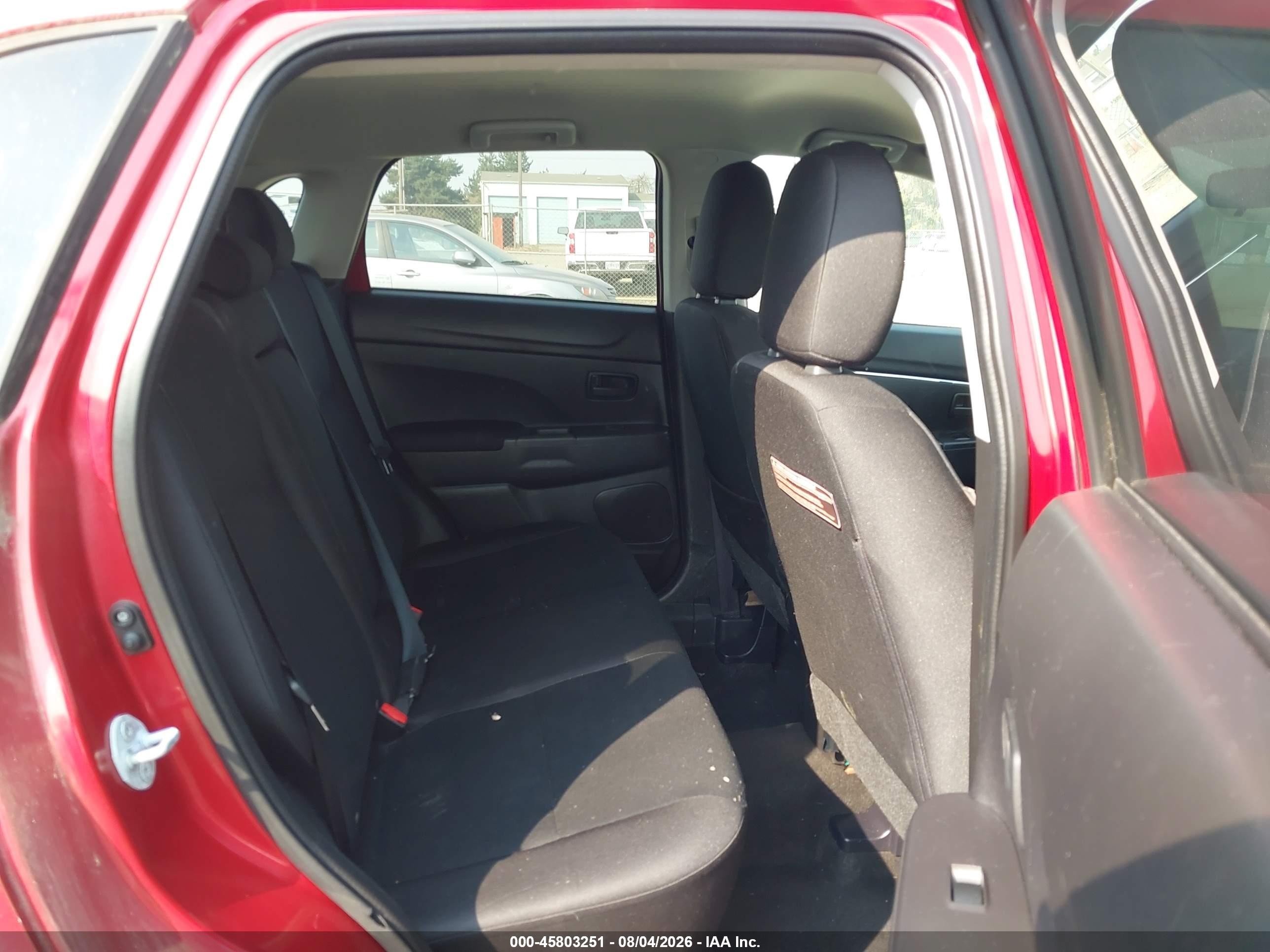 2015 Mitsubishi Outlander Sport Es Red vin: 4A4AP3AU1FE048856