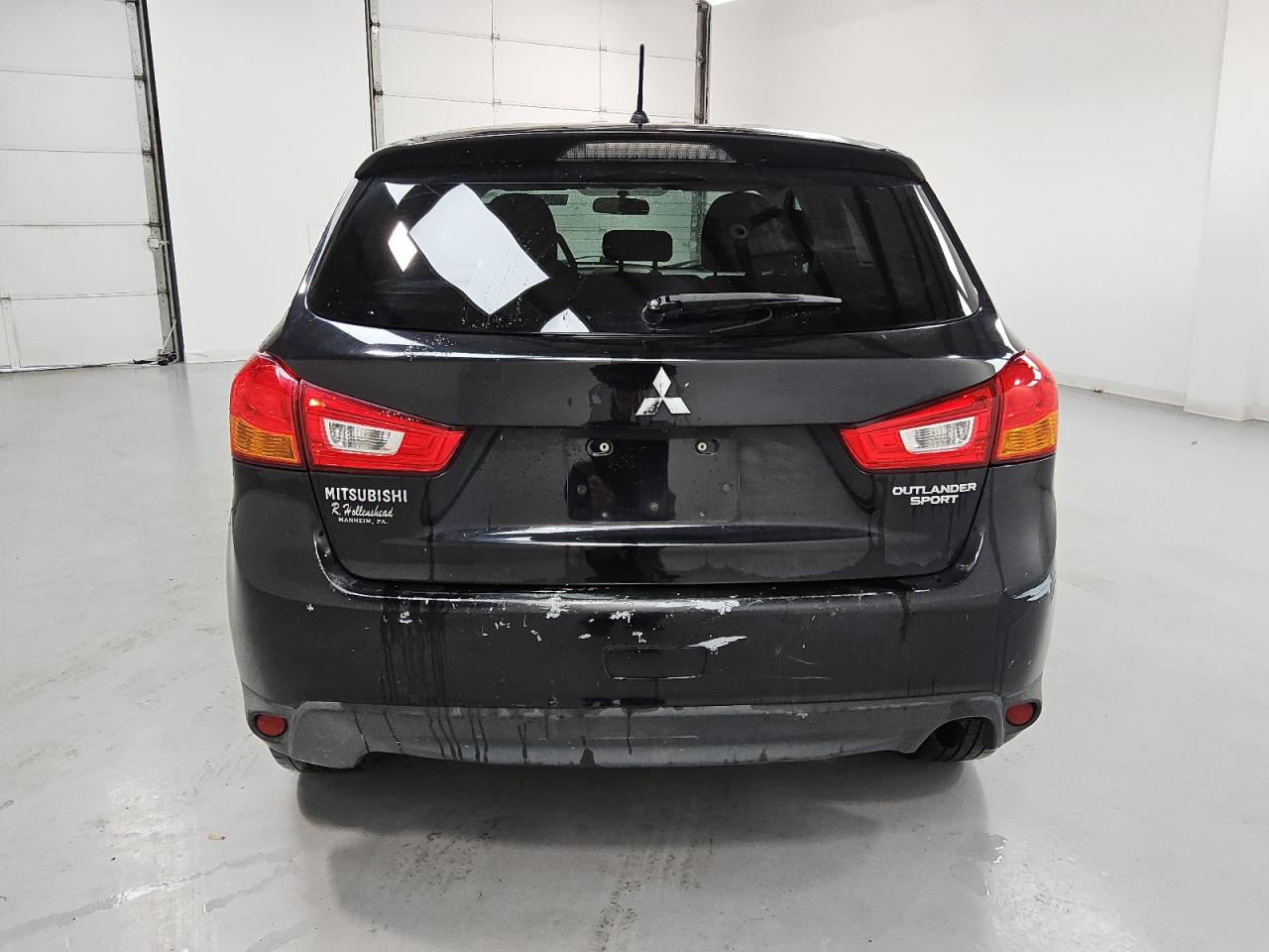 2015 Mitsubishi Outlander Sport Es Black vin: 4A4AP3AU1FE056097 Damage: Rear Bumper, Multiple Scratches Heavy, 8