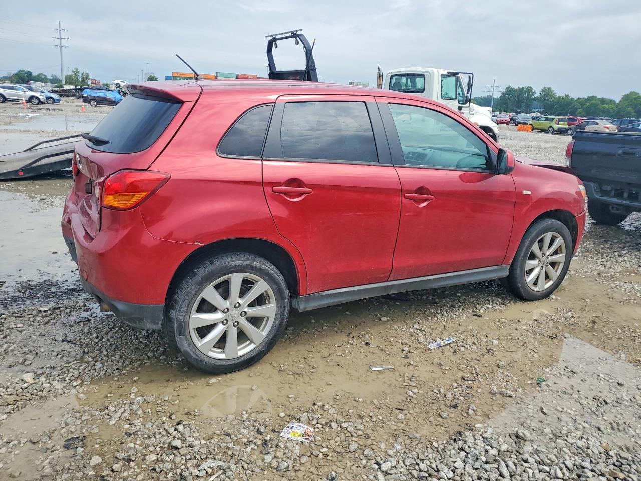 2015 Mitsubishi Outlander Sport Es Red vin: 4A4AP3AU1FE060375